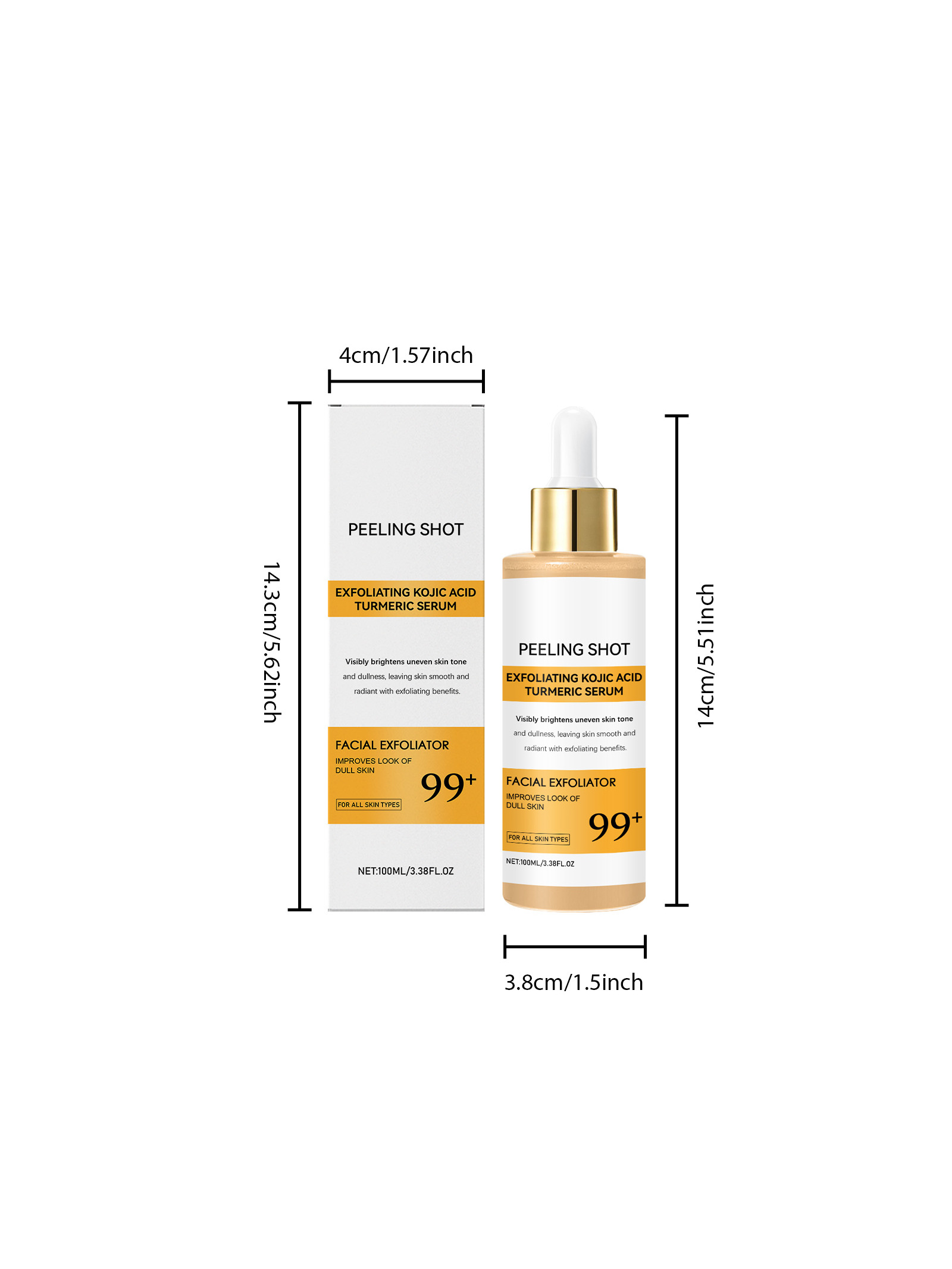 Exfoliating Kojic Acid Turmeric Serum