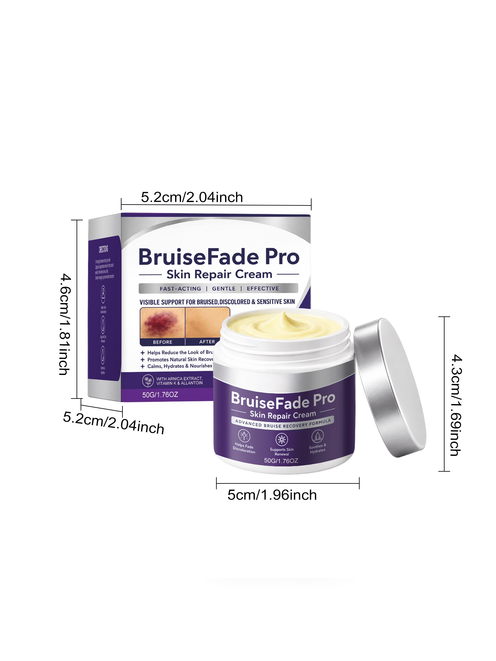 Bruisefade Pro Skin Repair Cream