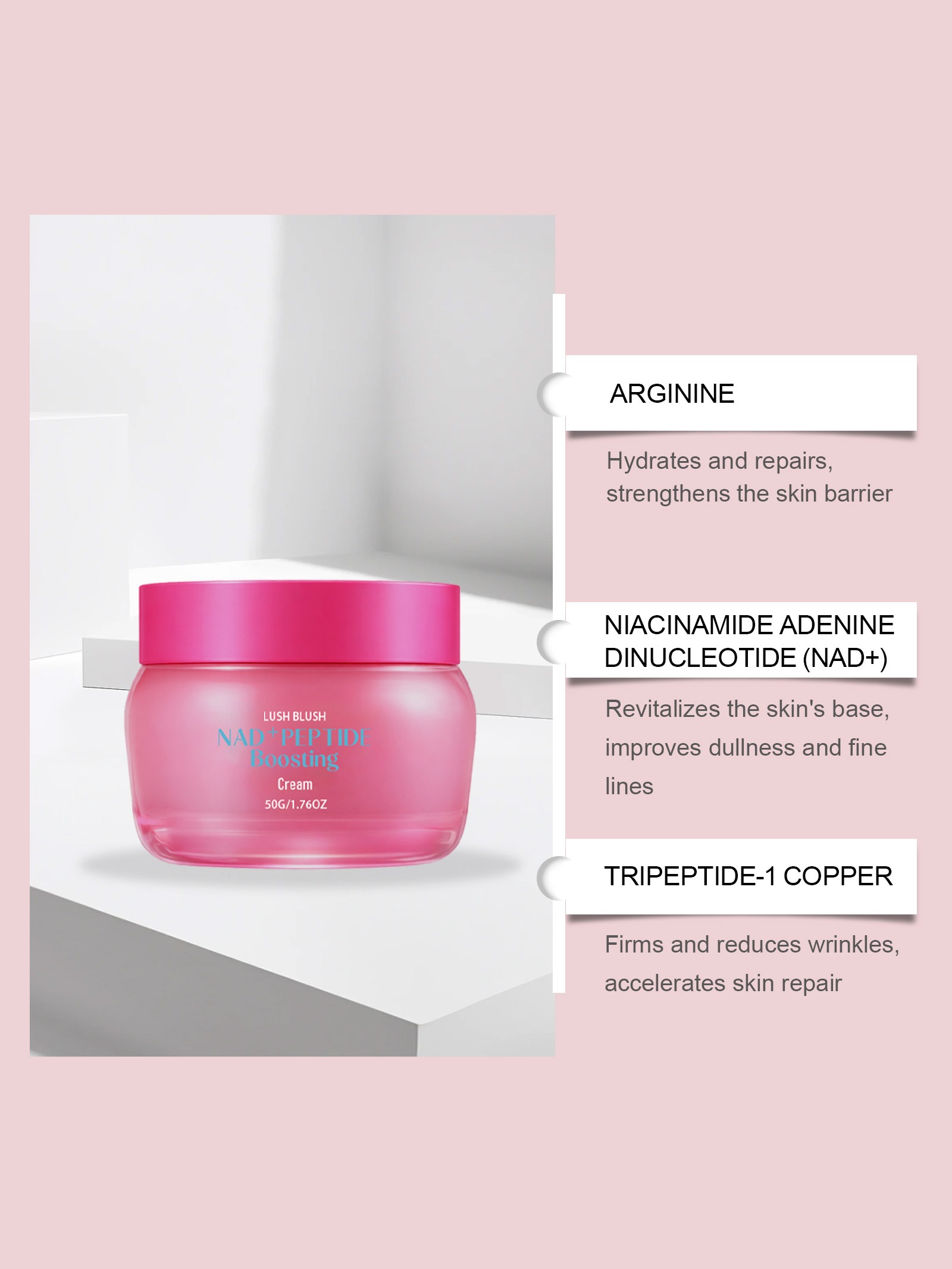 Nad+Peptide Boosting Cream