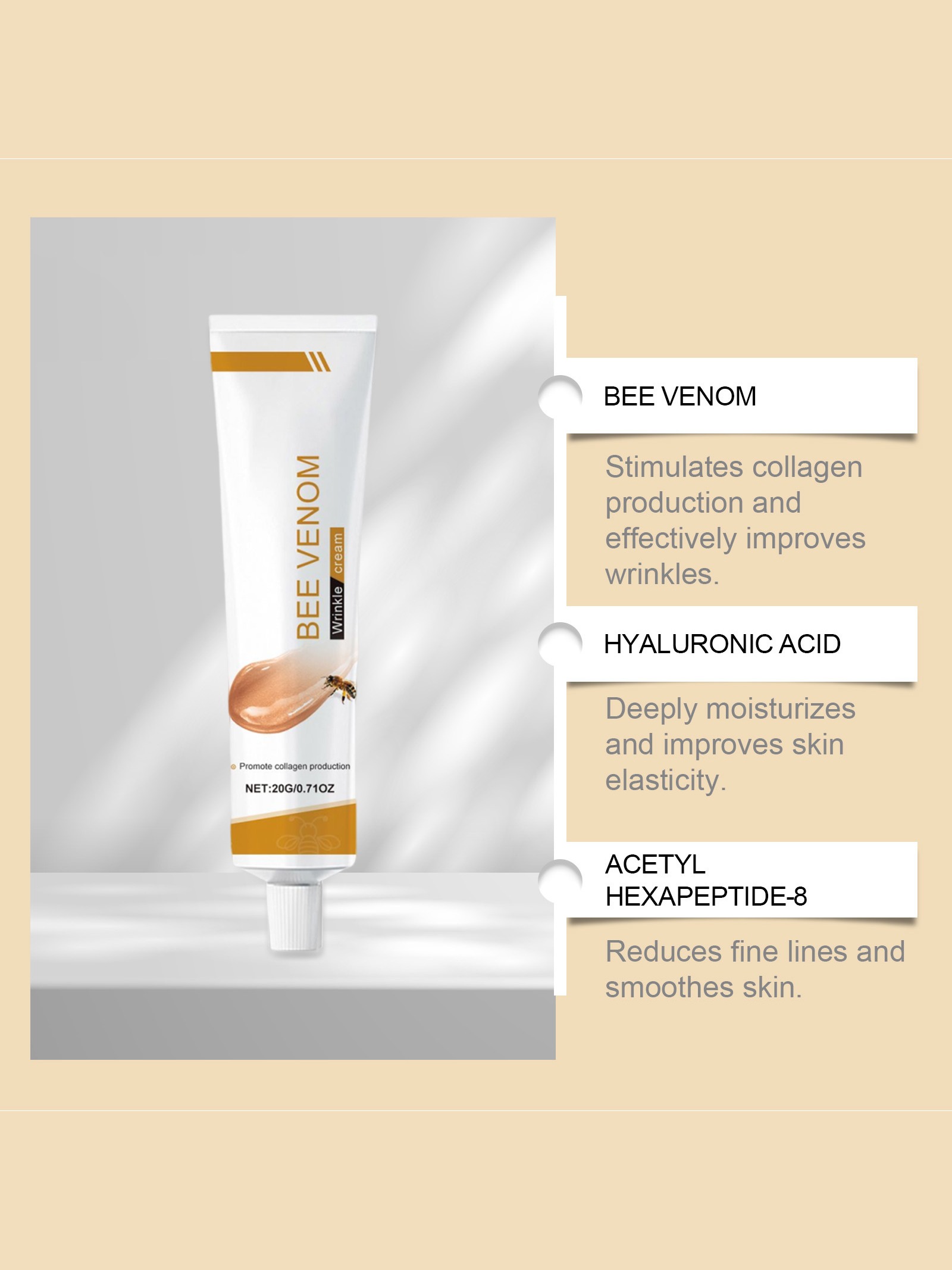 Bee Venom Wrinkle Cream