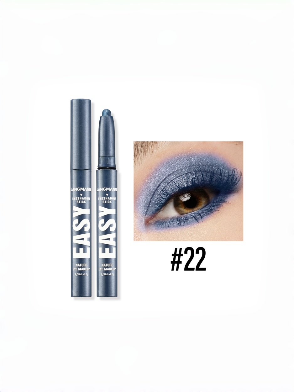 LANGMANN EASY Glitter Blue Eyeshadow Stick - Korean Beauty Eye Makeup #22