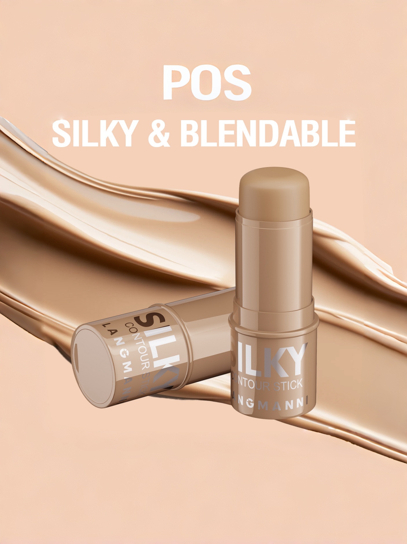 1pc 01 6g Multi-Functional Face Contour and Highlight Stick