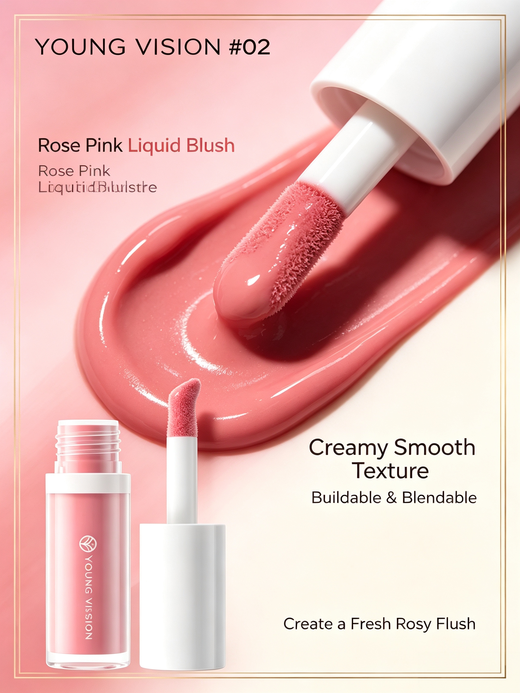 Rose Pink Liquid Blush 02