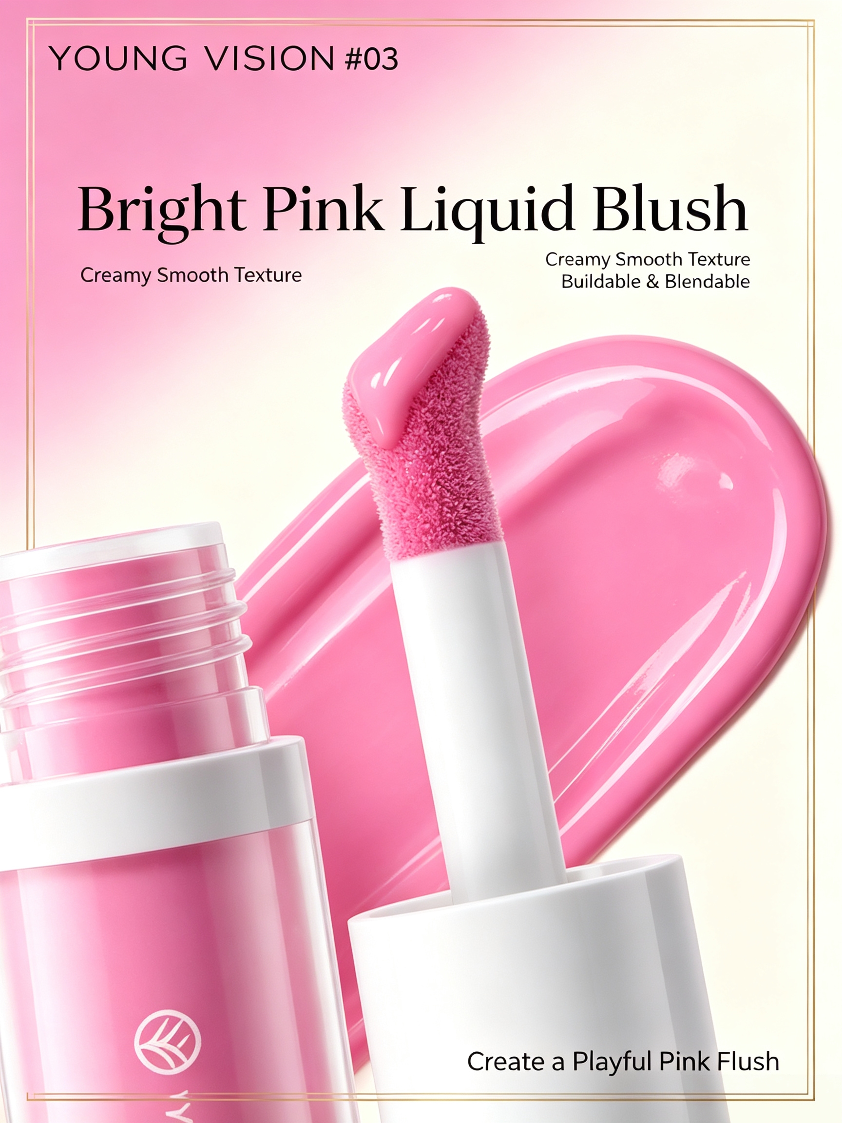 Bright Pink Liquid Blush 03