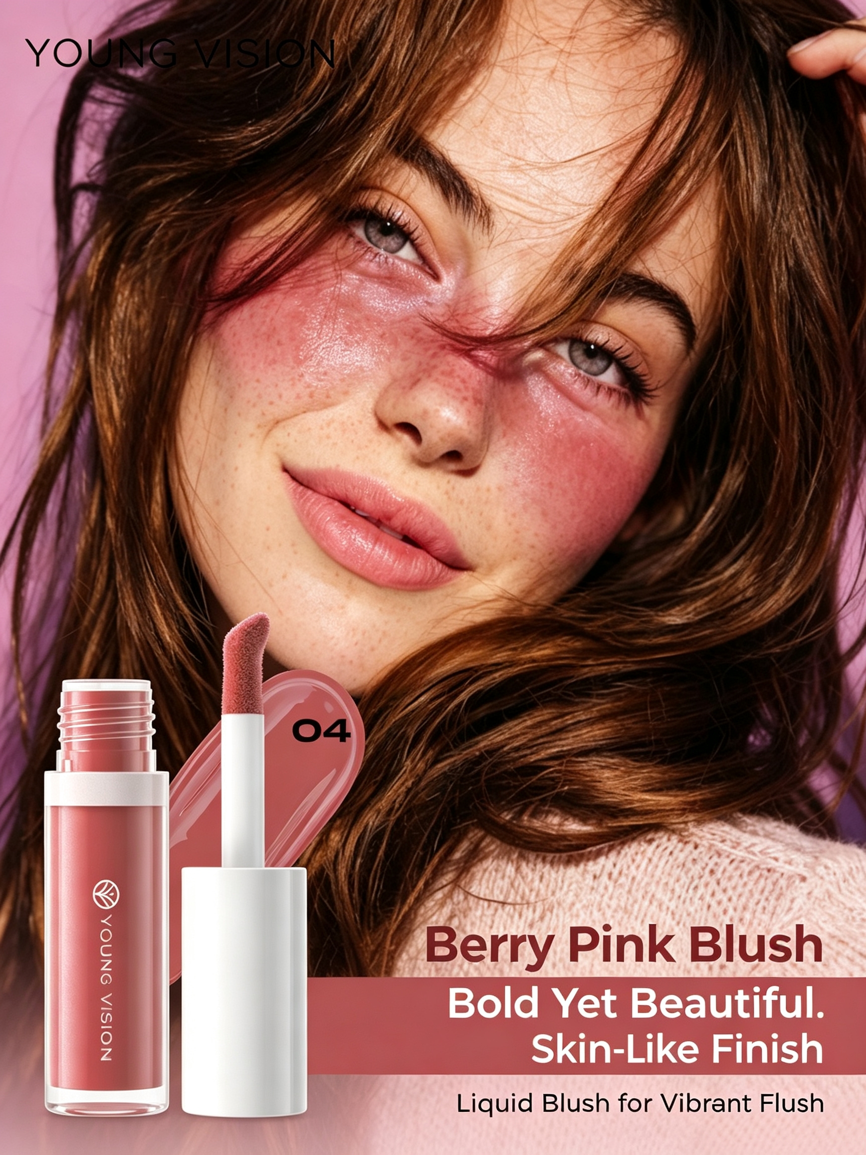 Berry Pink Liquid Blush 04