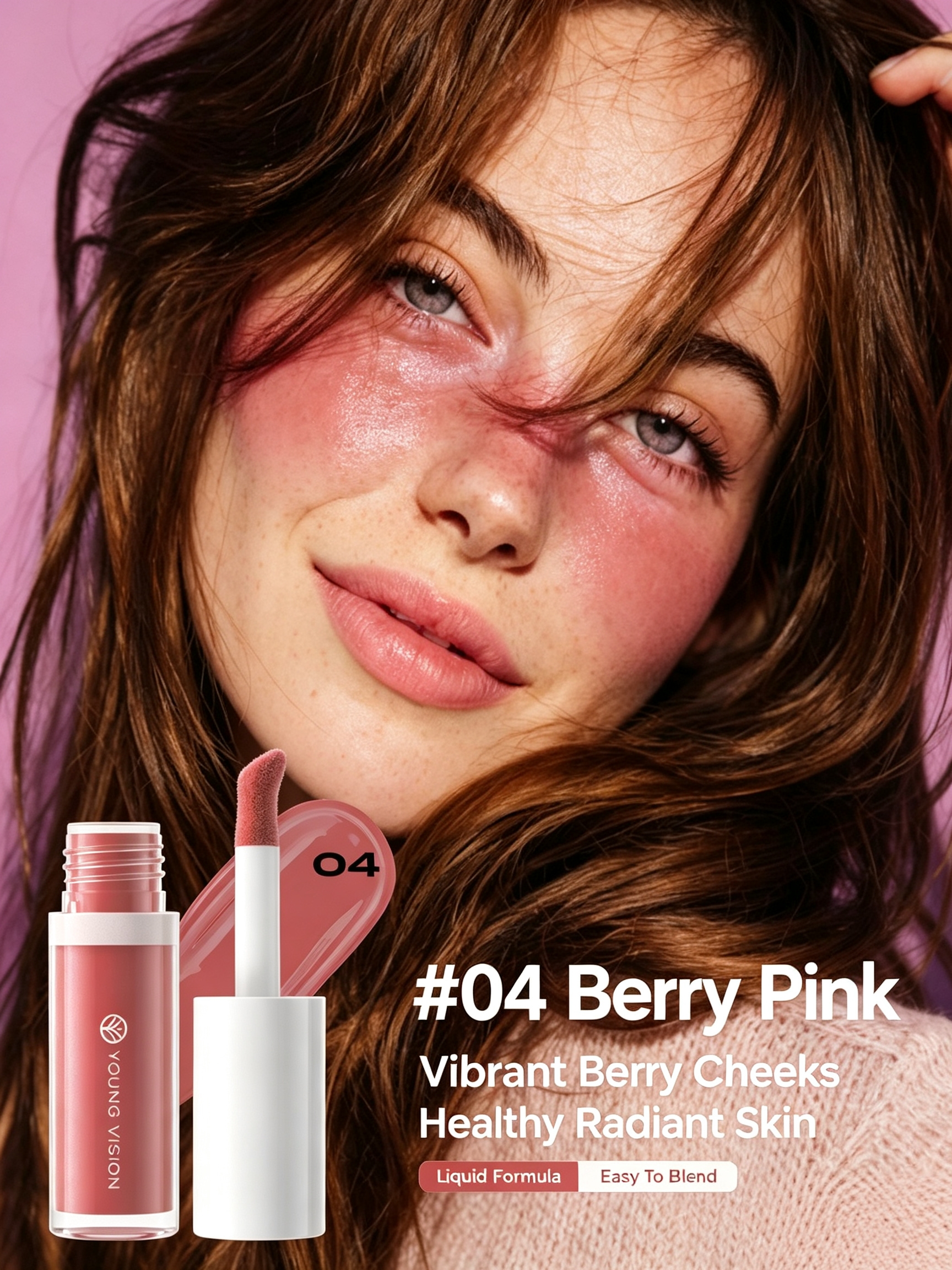 Berry Pink Liquid Blush 04