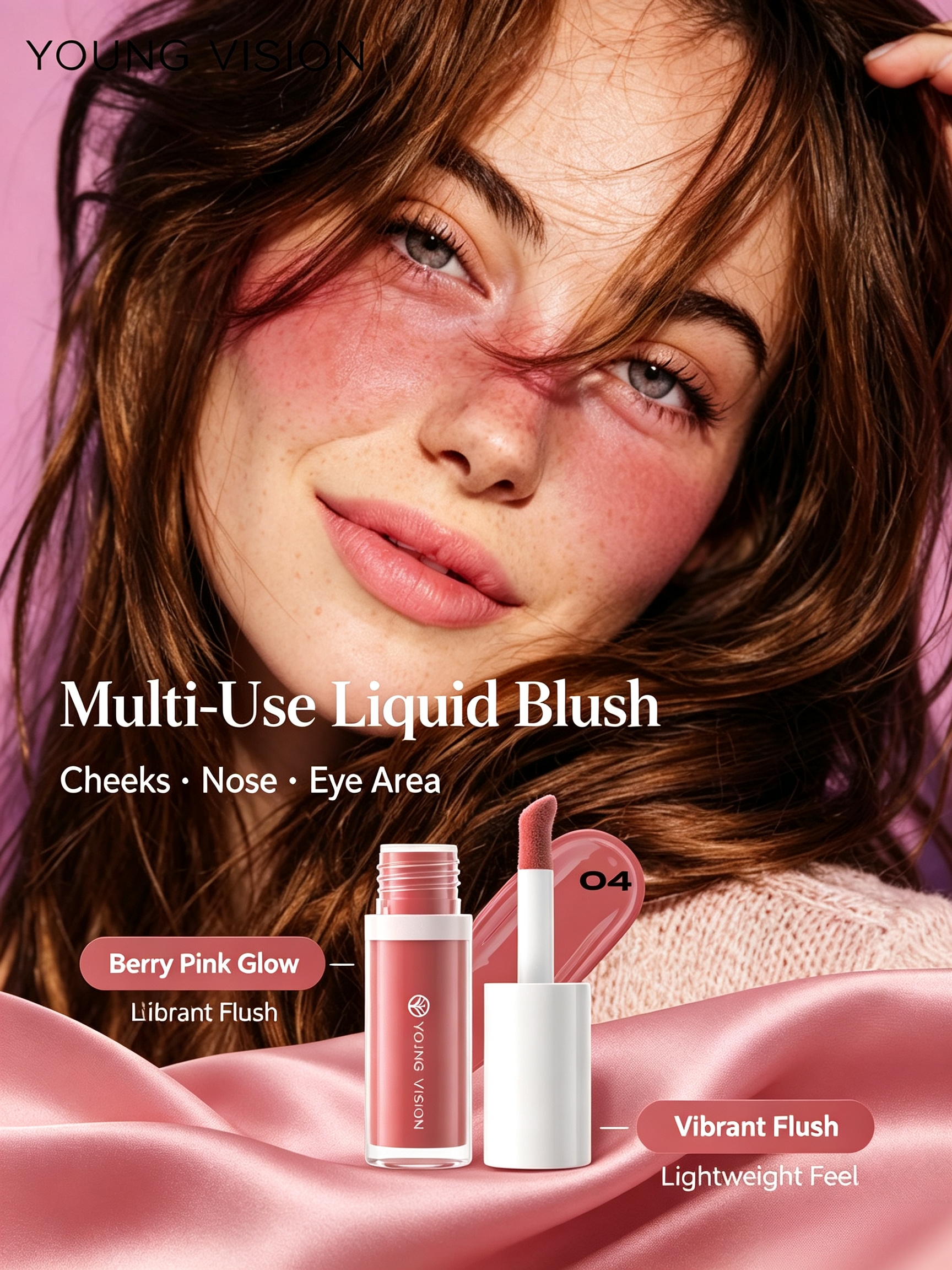 Berry Pink Liquid Blush 04