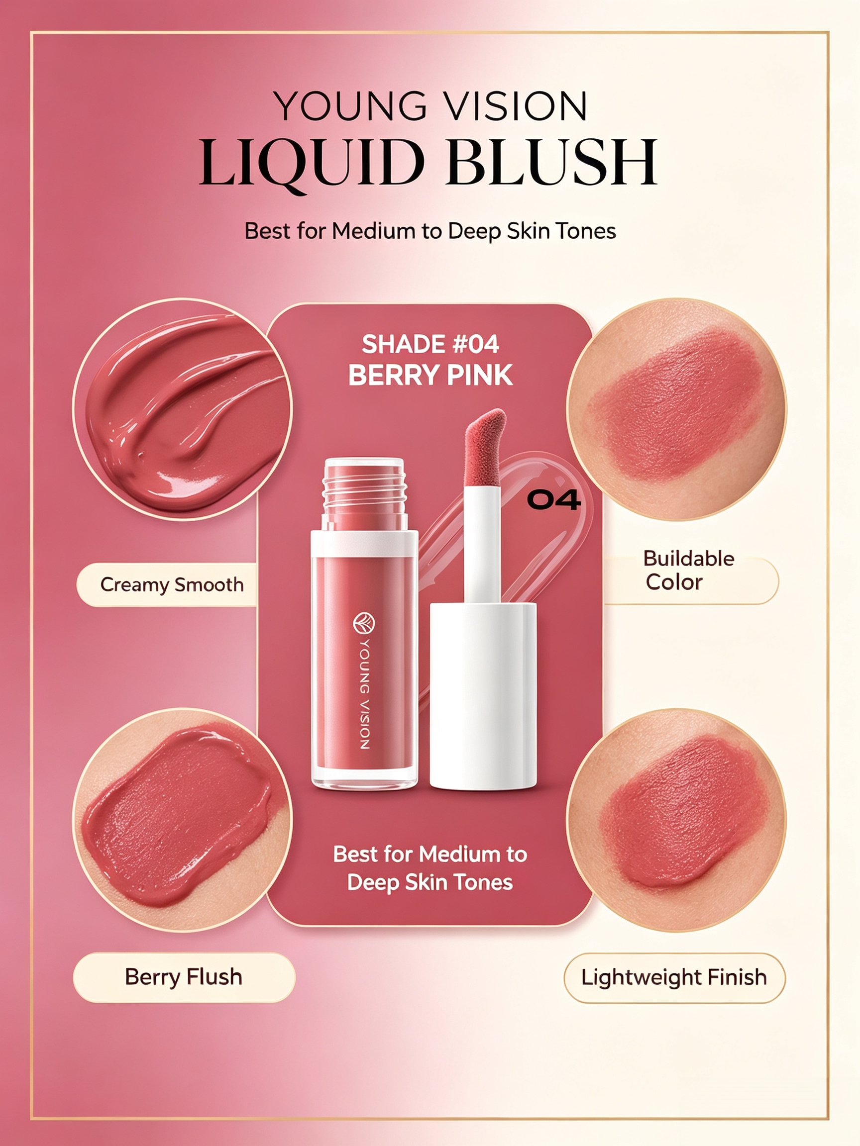 Berry Pink Liquid Blush 04