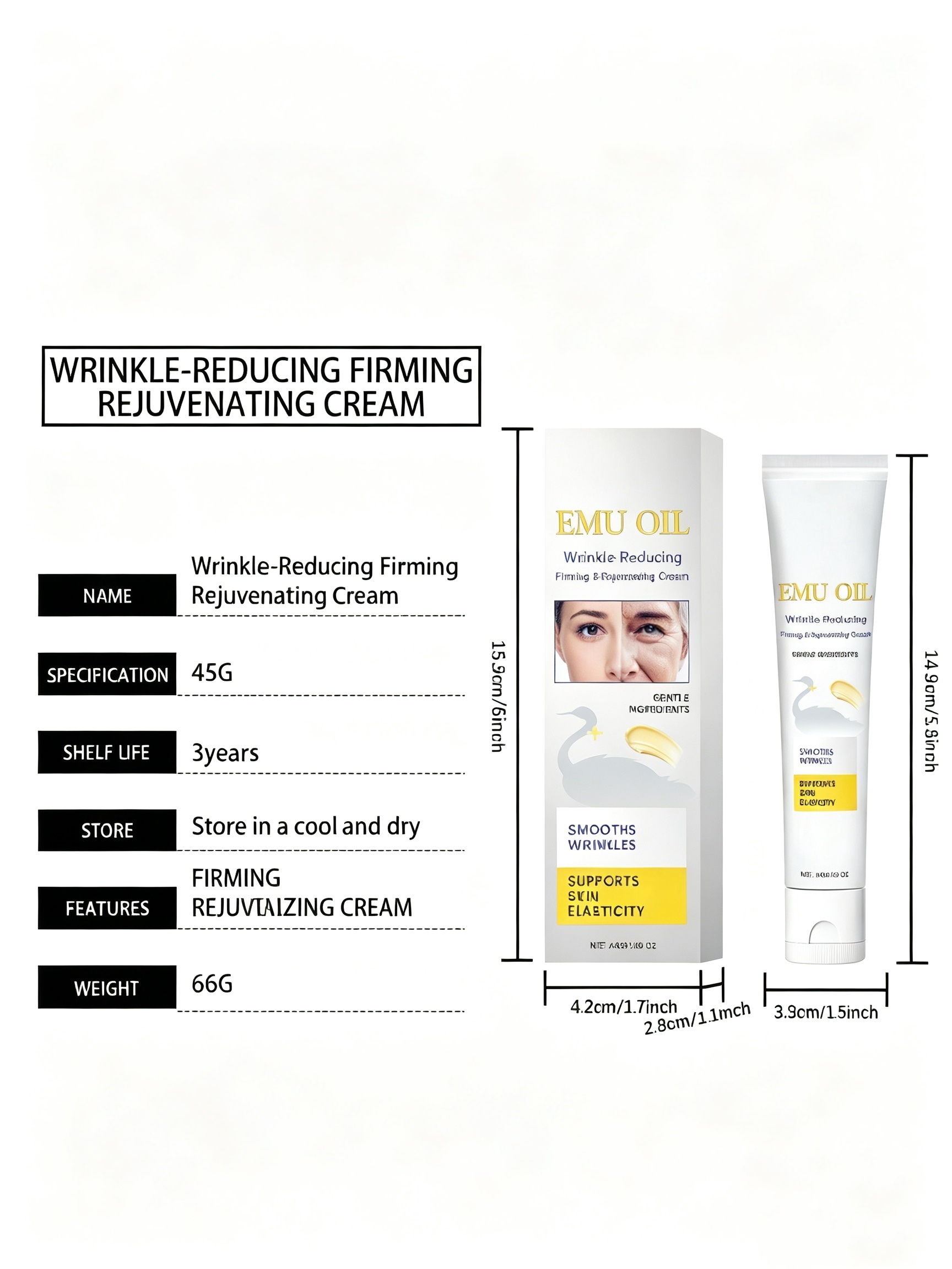 Wrinkle-Reducing Firming Rejuvenating Cream