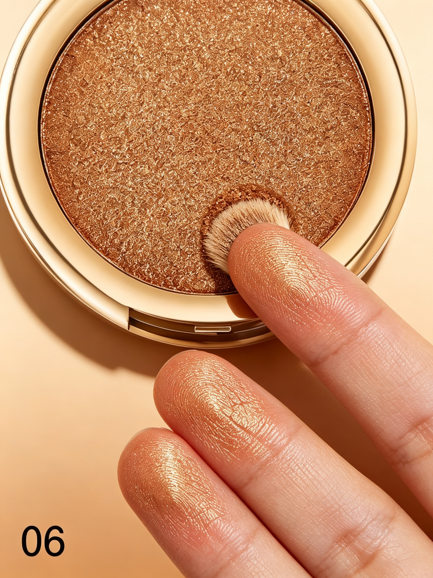 YOUNG VISION Baked Powder Highlighter - Long-Lasting Luminous Glow for Face and Body