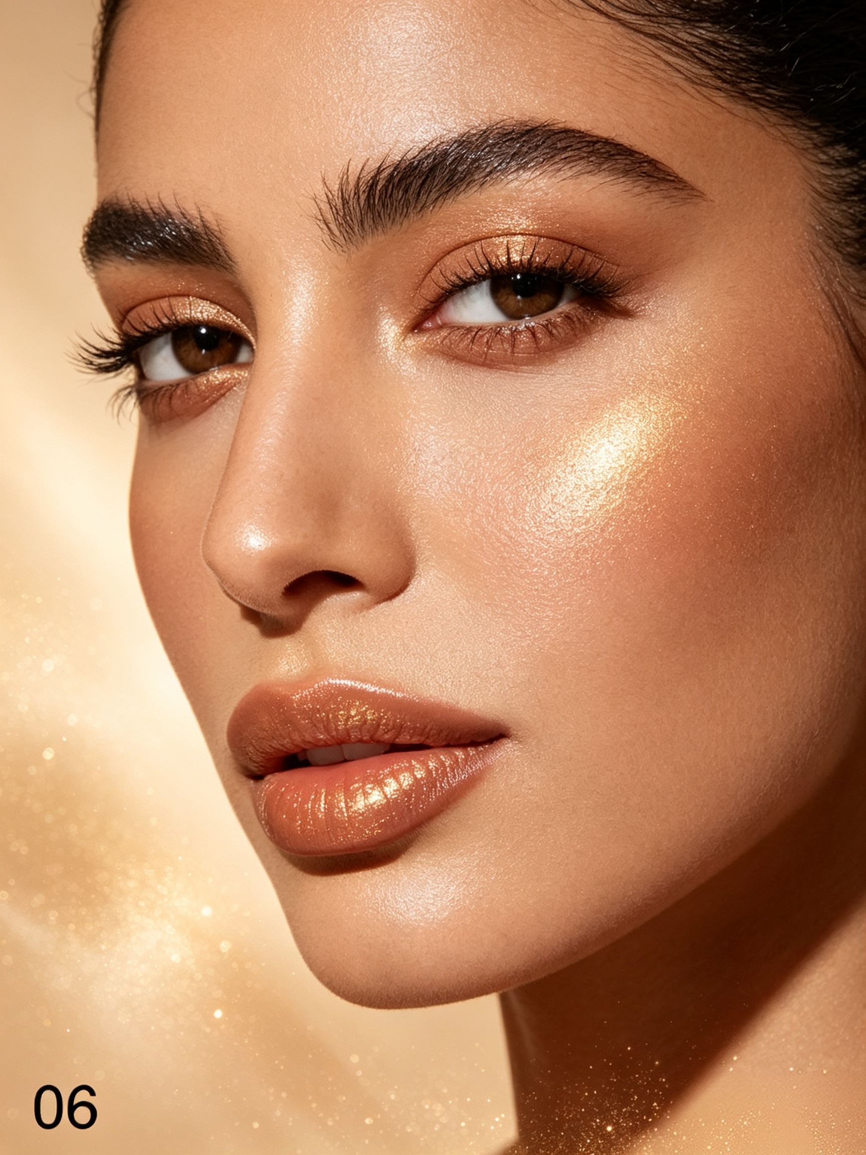 YOUNG VISION Baked Powder Highlighter - Long-Lasting Luminous Glow for Face and Body