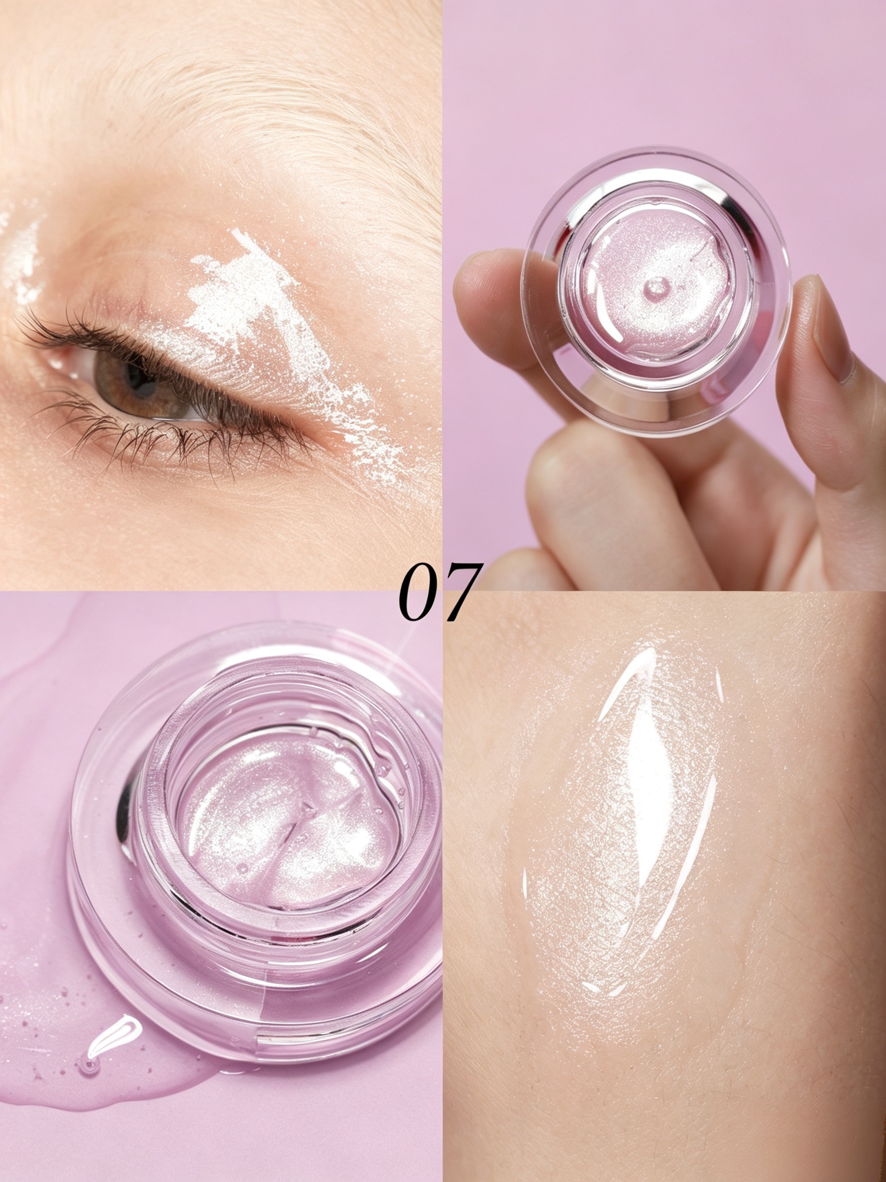 Sparkling Glitter Eye Gel - Long-Lasting Shimmer for Eyes