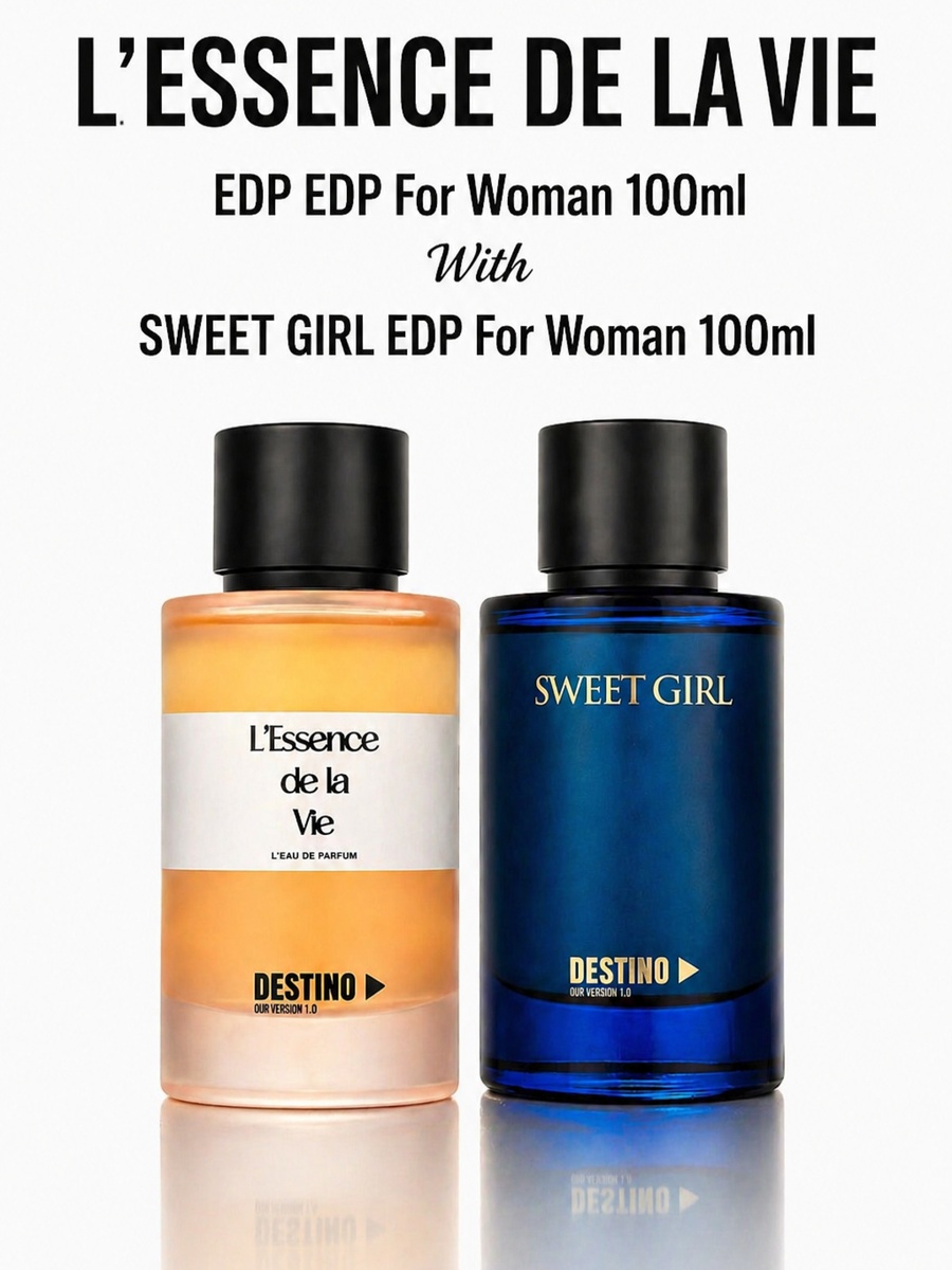 مجموعة من ماء عطر ليسنس دي لا في سعة 100 مل وماء عطر سويت جيرل سعة 100 مل