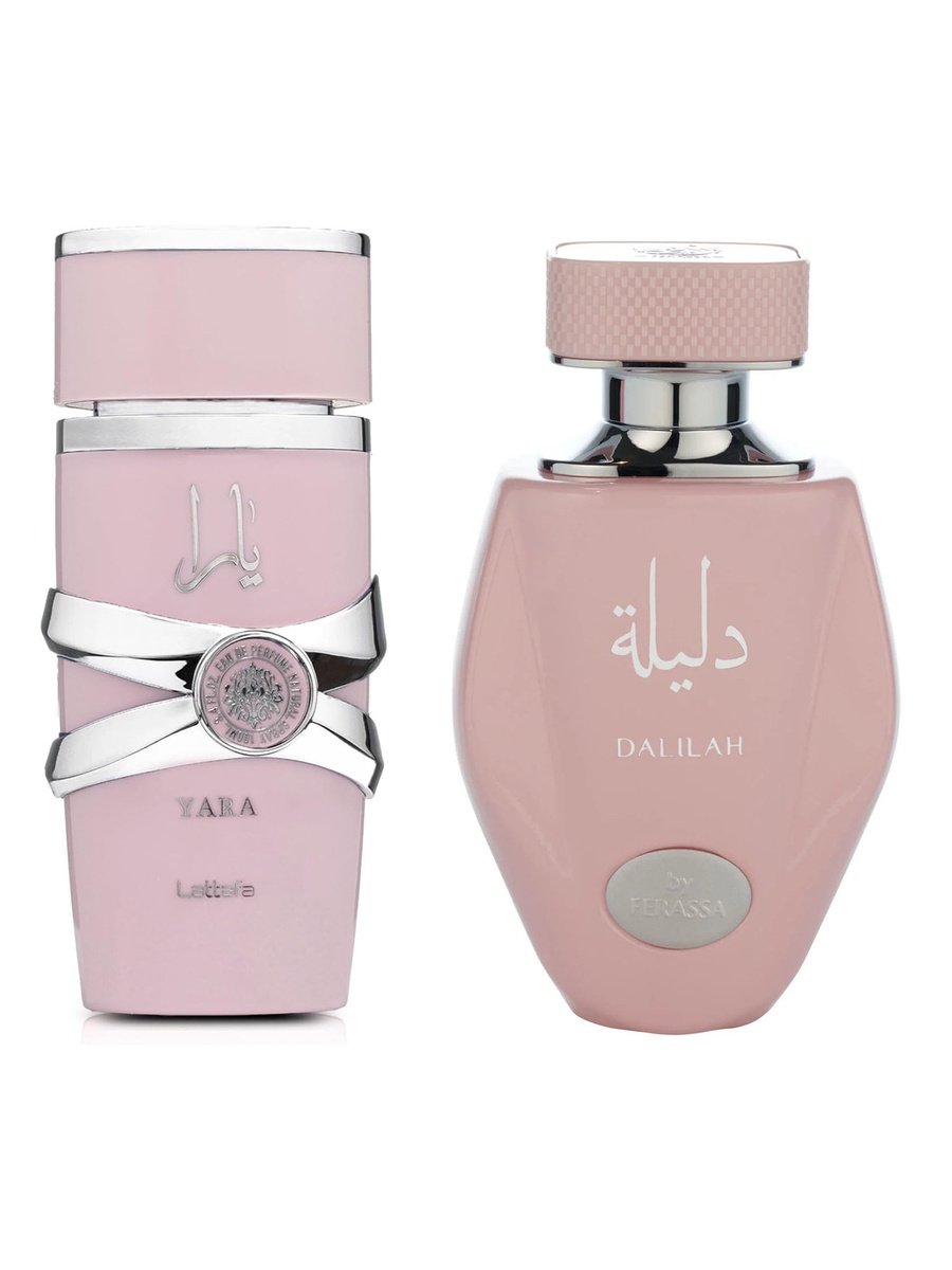 مجموعة من ماء عطر يارا وفراسة دليلة سعة 100 مل