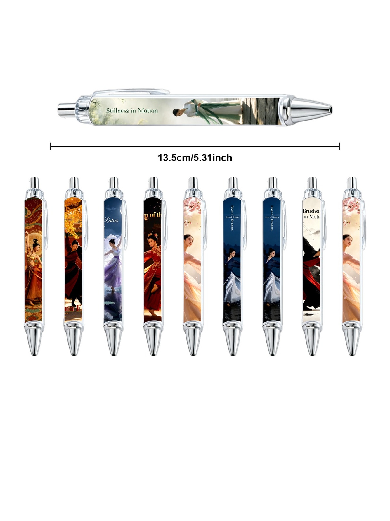 Multi Scenic Ballpoint Pens