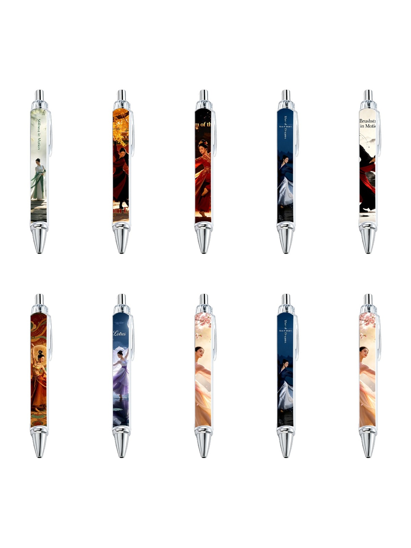 Multi Scenic Ballpoint Pens