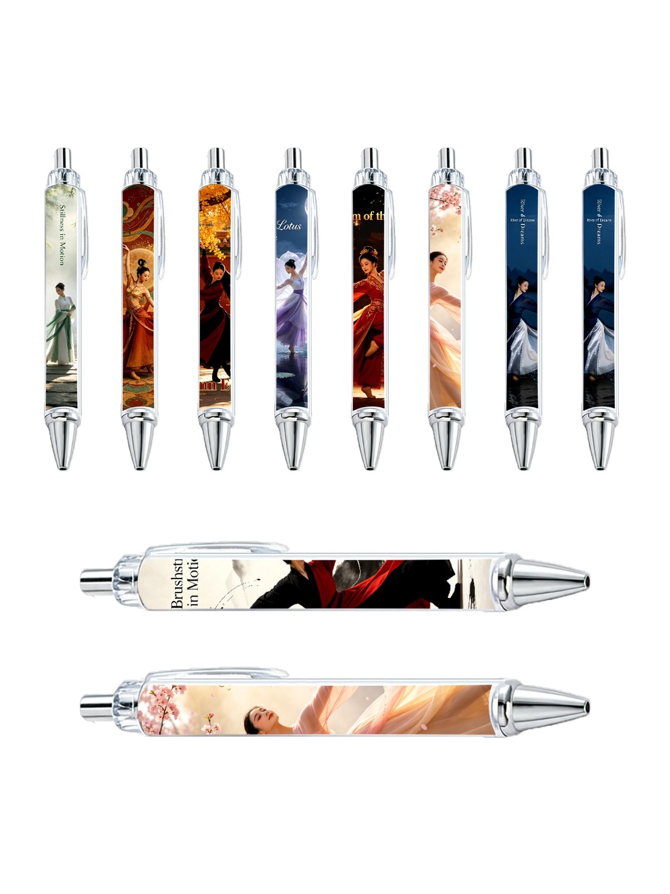 Multi Scenic Ballpoint Pens