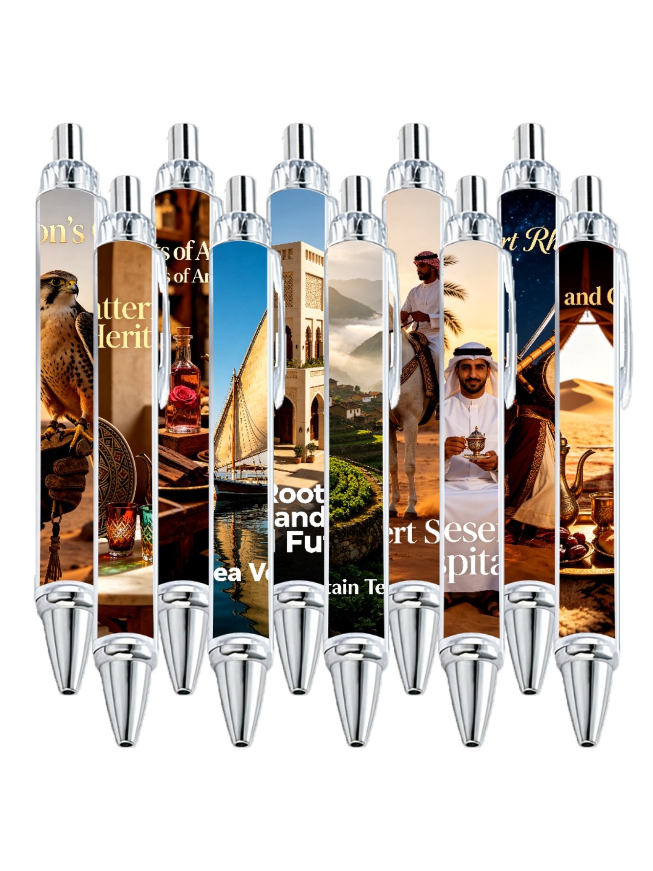 Multi Scenic Ballpoint Pens