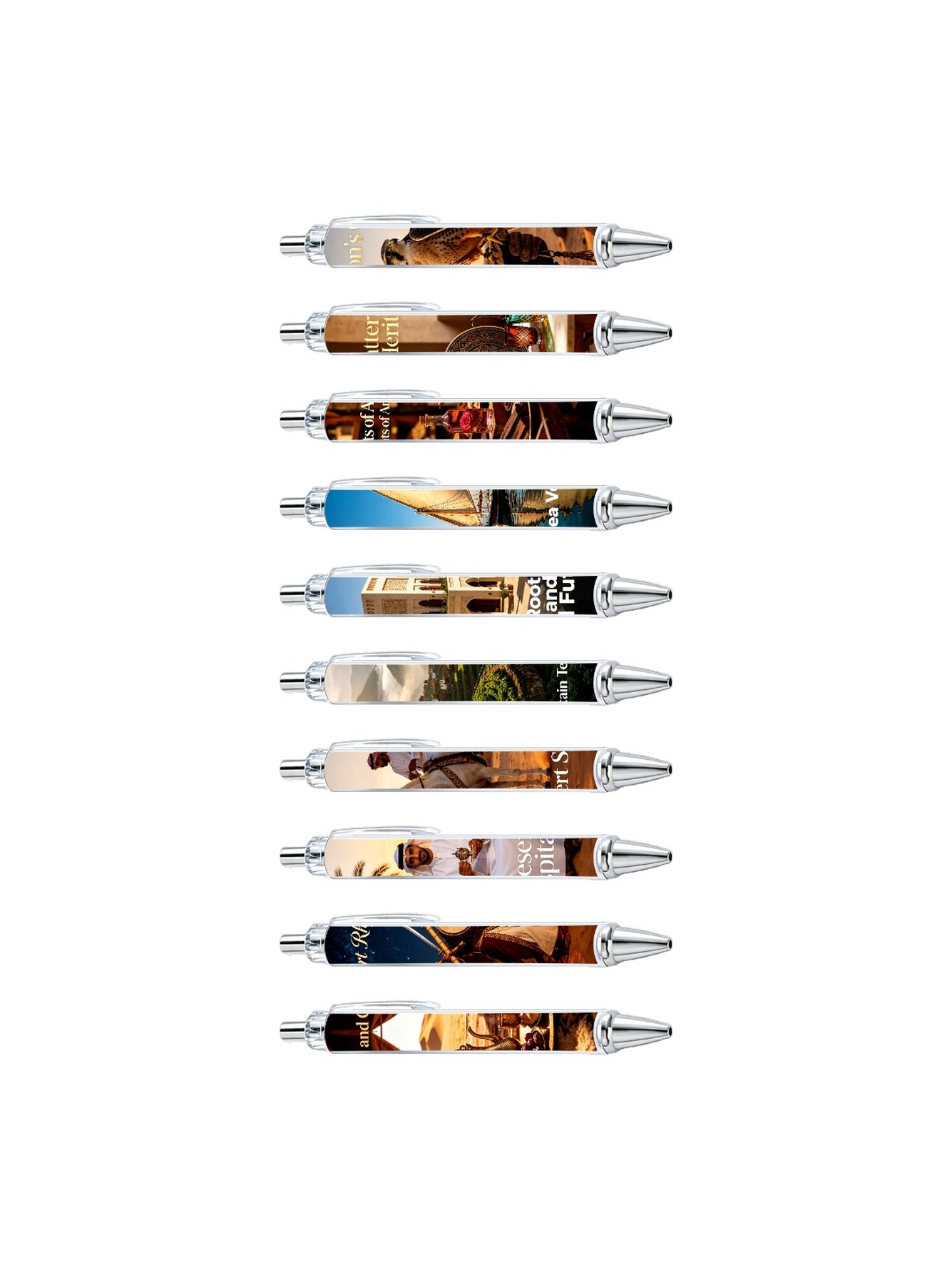 Multi Scenic Ballpoint Pens