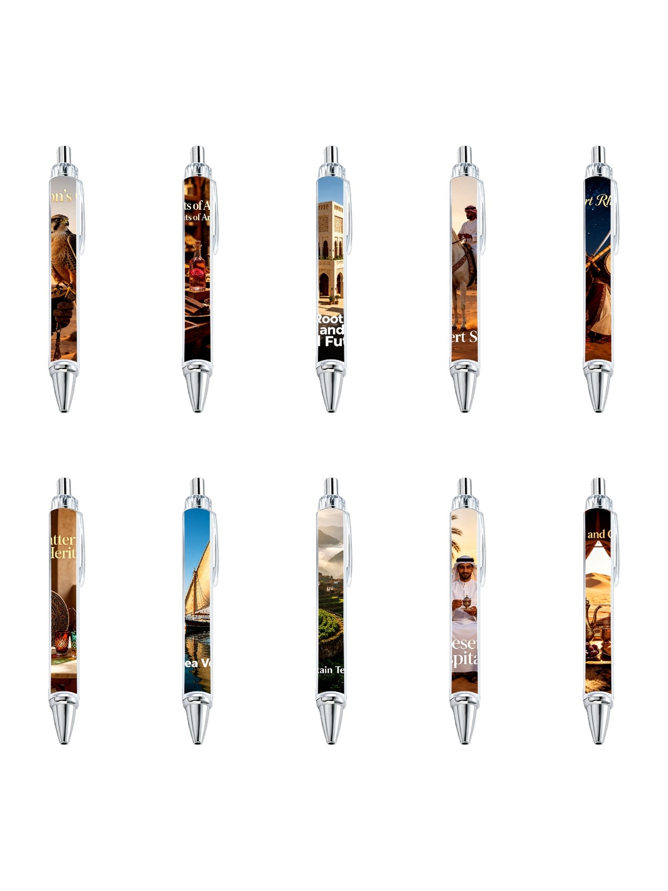 Multi Scenic Ballpoint Pens