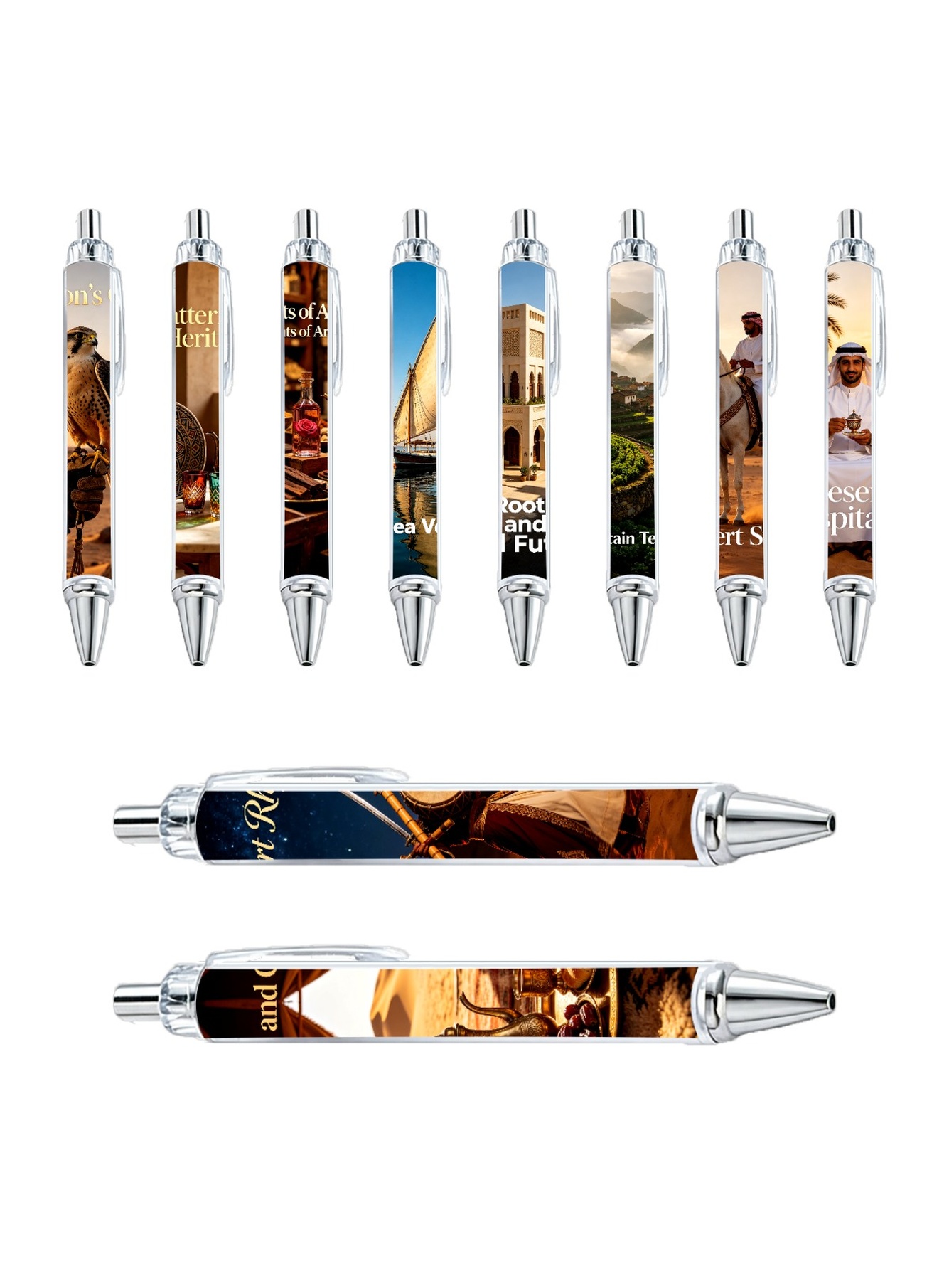 Multi Scenic Ballpoint Pens