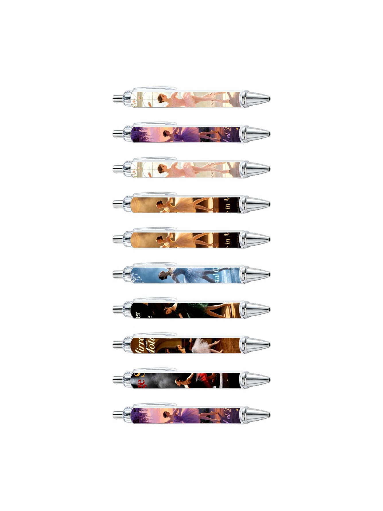Multi Graphic Print Ballpoint Pens
