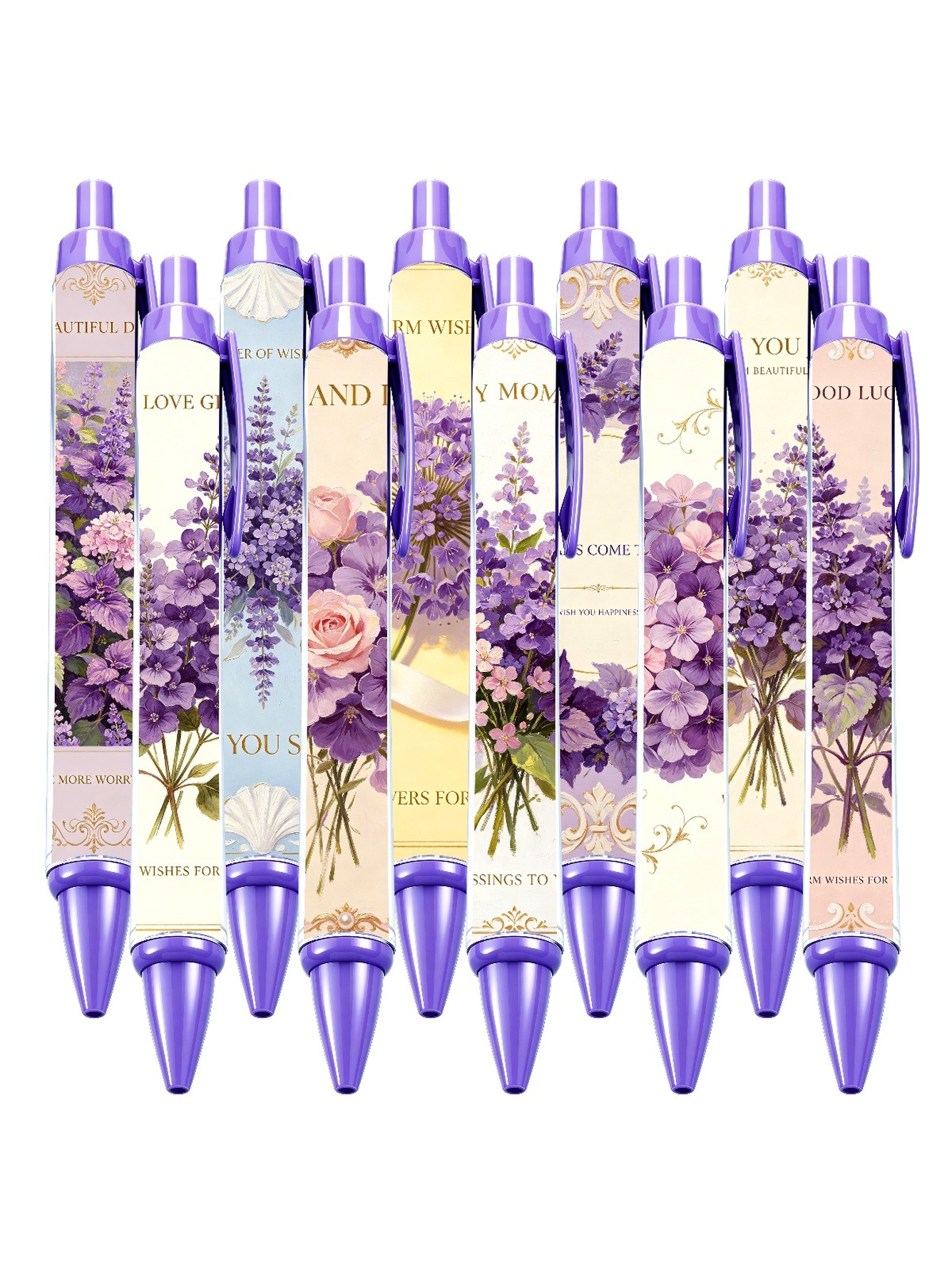 Multi Floral Ballpoint Pens
