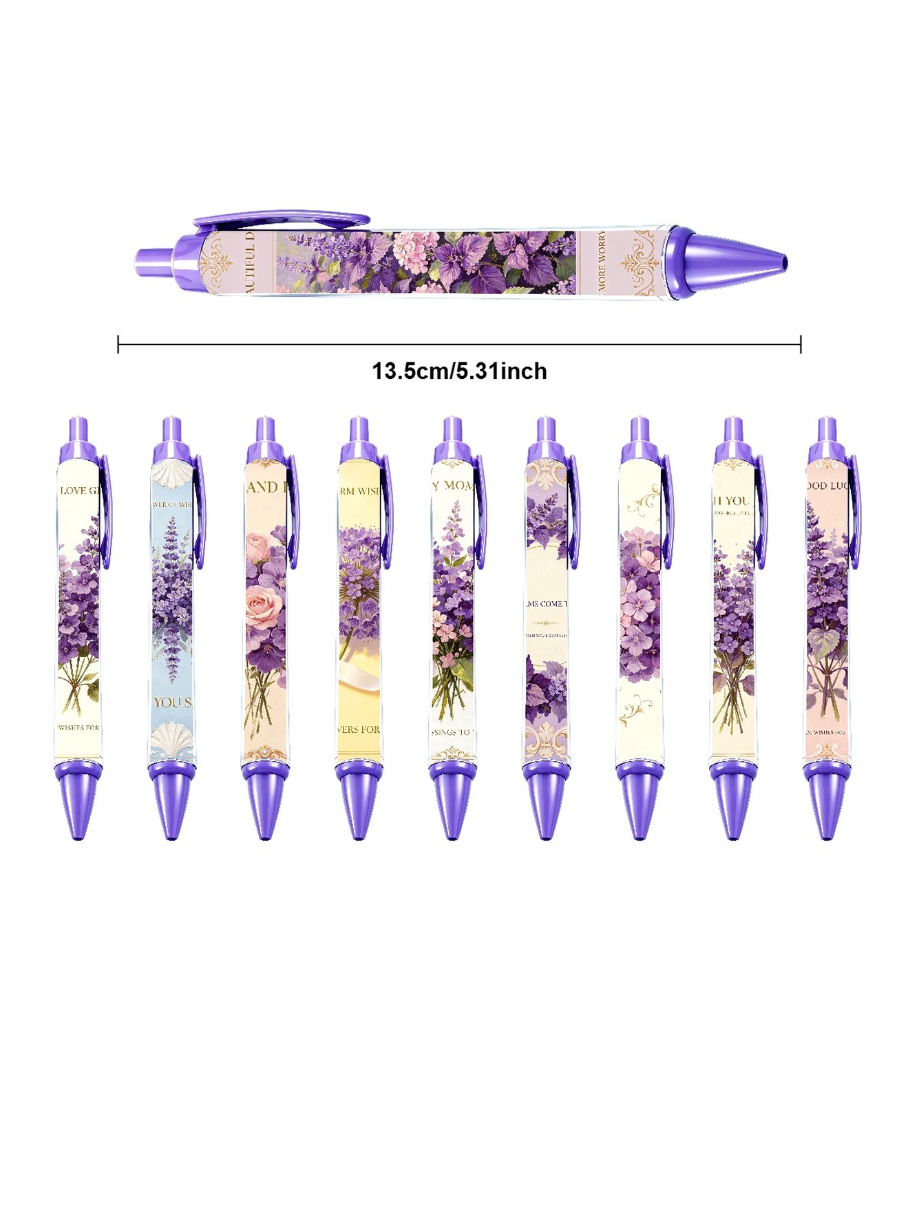 Multi Floral Ballpoint Pens