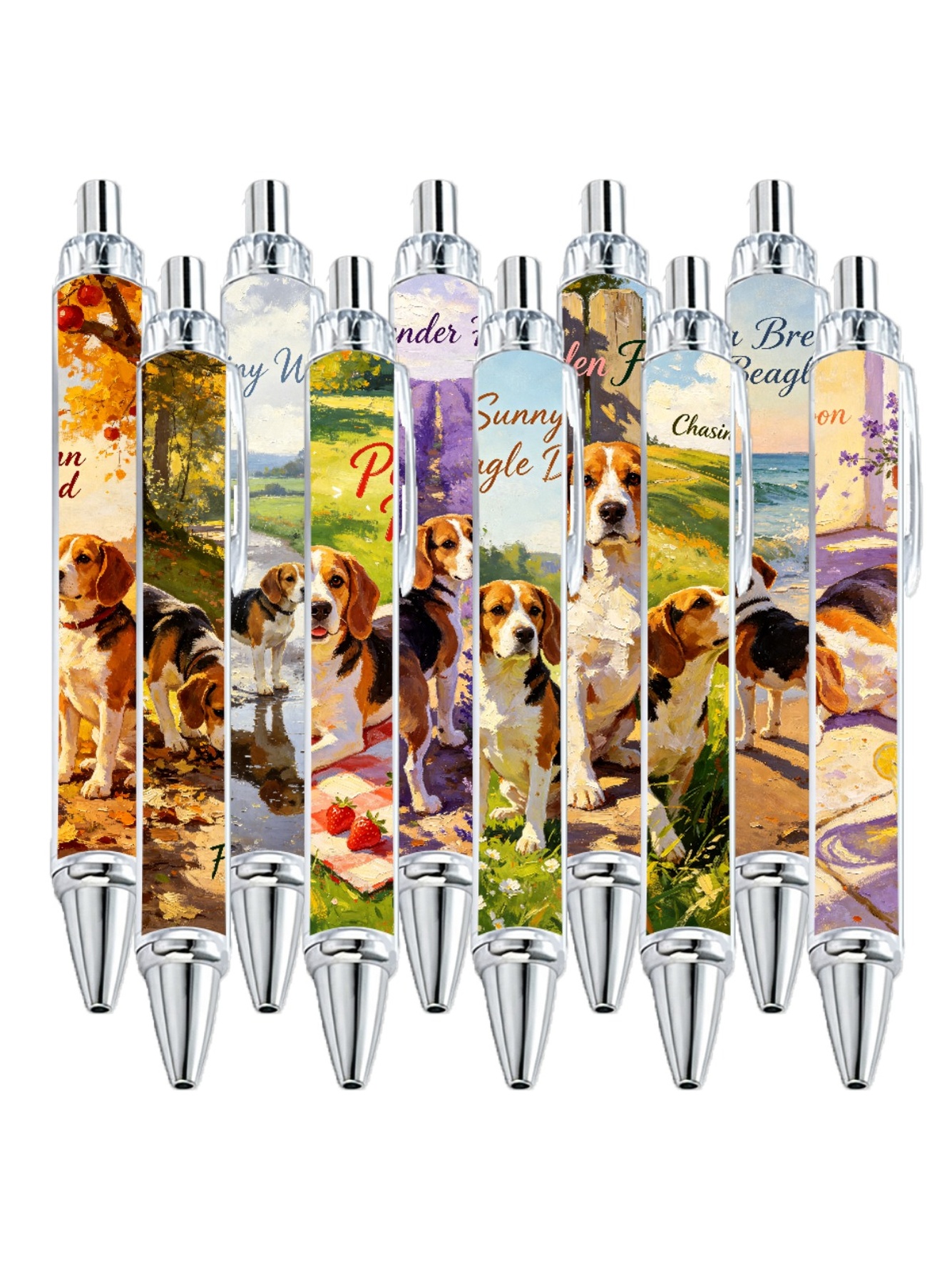 Multi Animal Print Ballpoint Pens