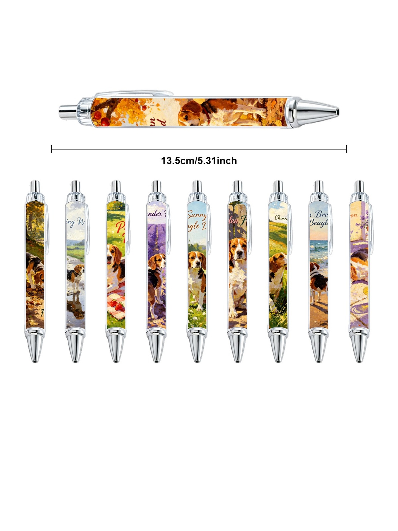 Multi Animal Print Ballpoint Pens
