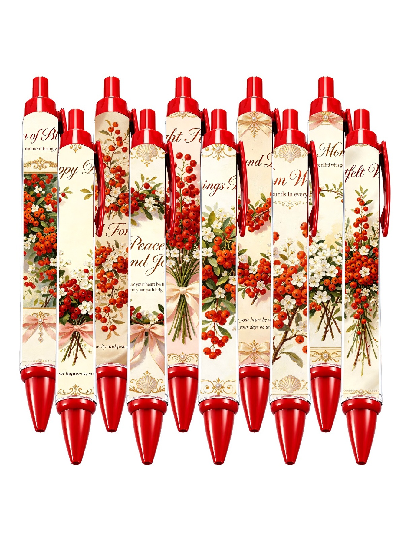 Multi Floral Ballpoint Pens