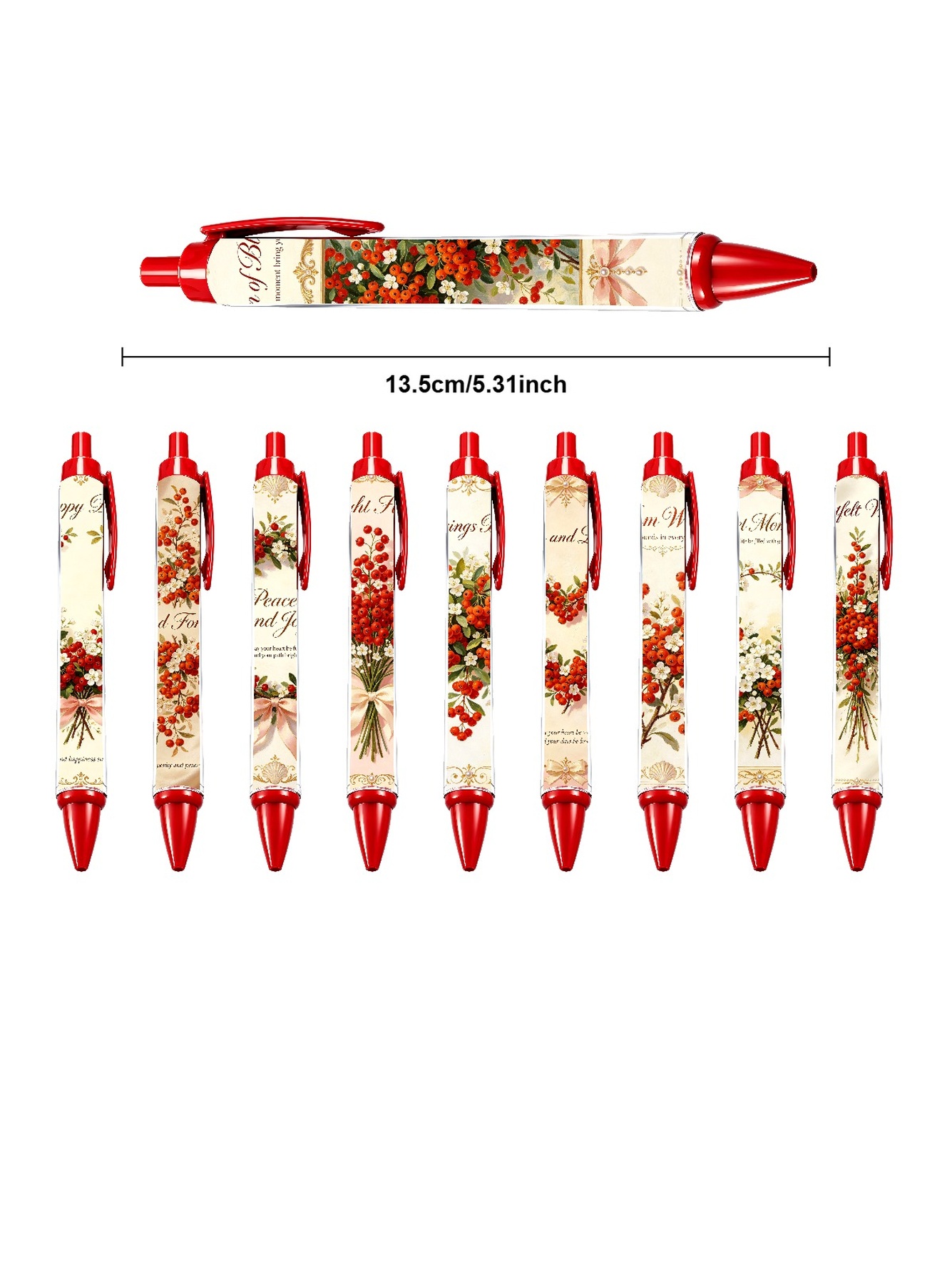 Multi Floral Ballpoint Pens