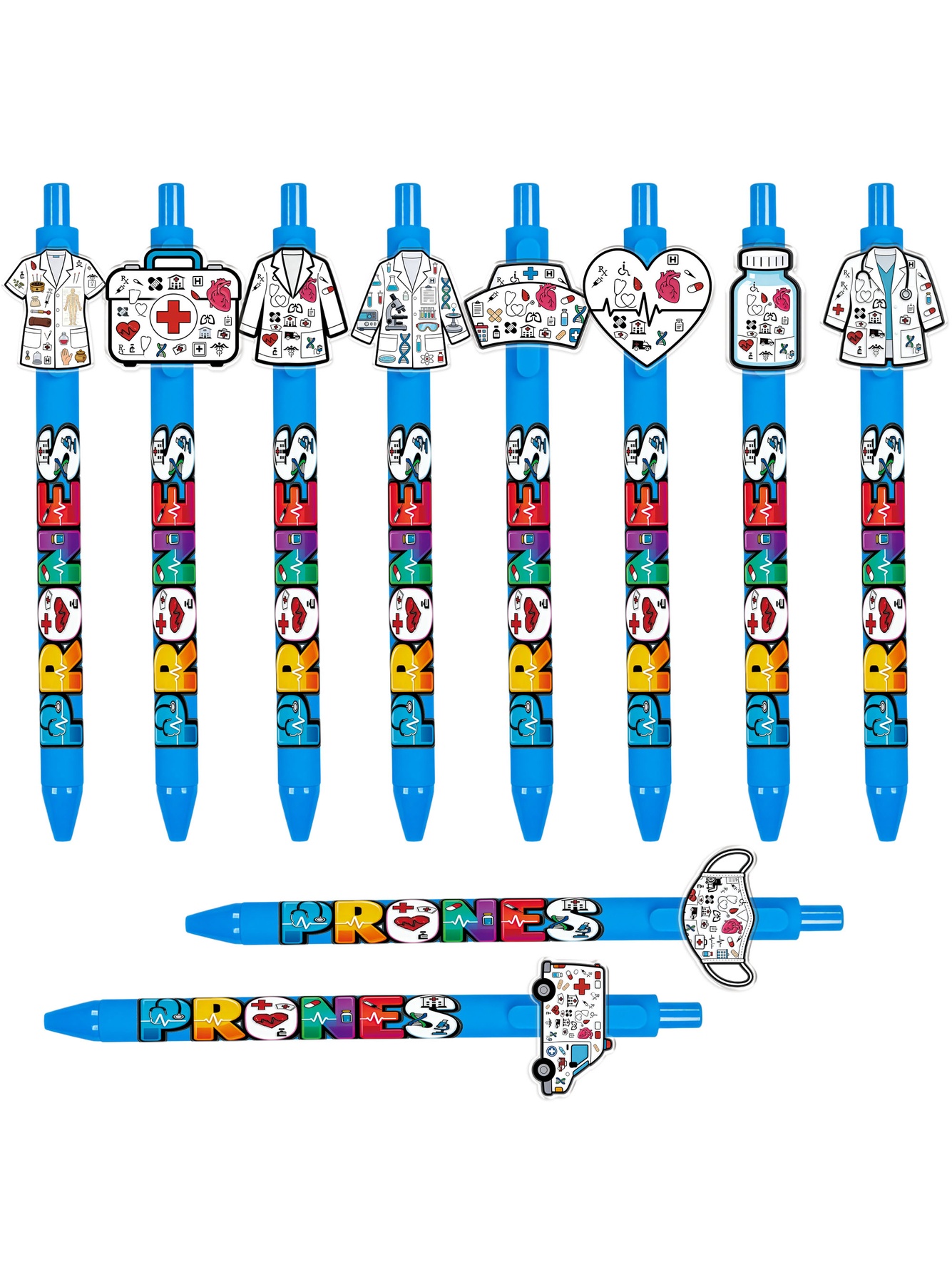Medical Staff Theme Ballpoint Pen - 10-Pack