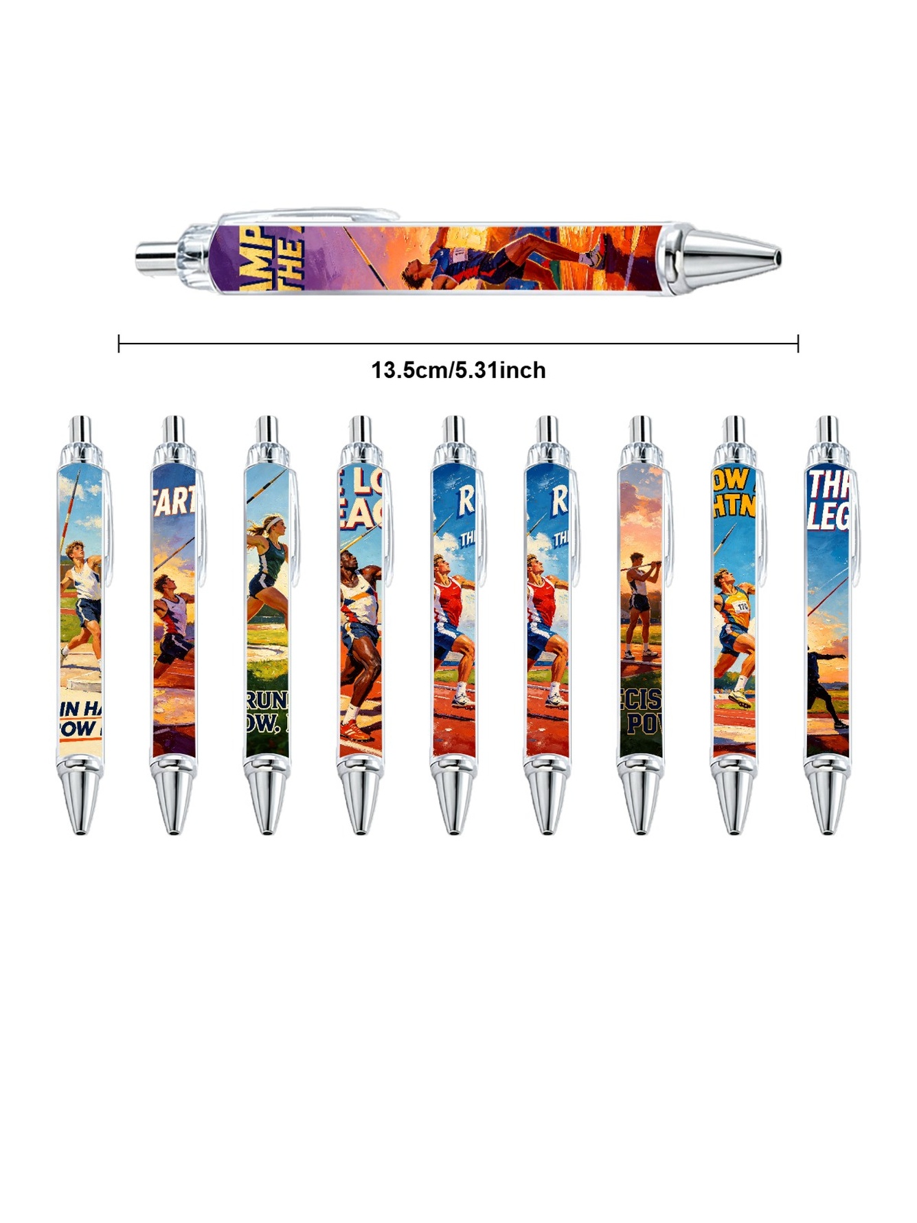 Multi Graphic Print Ballpoint Pens