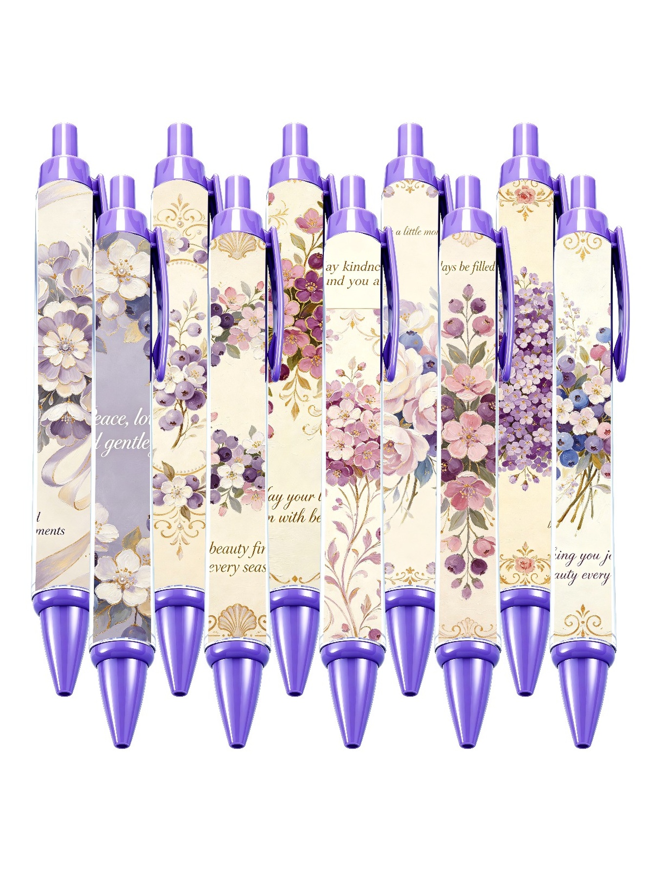 Forget-Me-Not Pen, Blue Sweet Serenity - 10-Pack