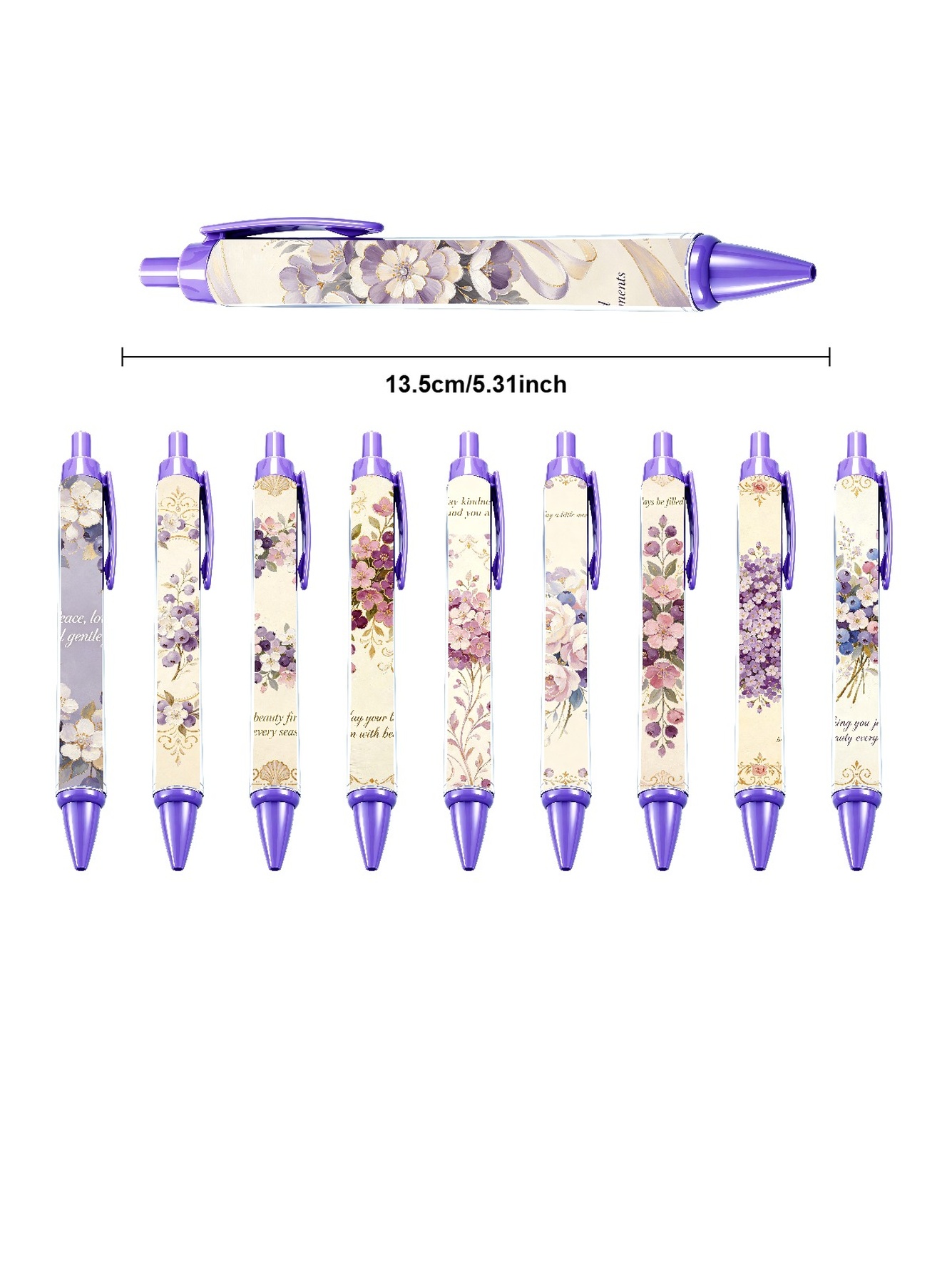 Forget-Me-Not Pen, Blue Sweet Serenity - 10-Pack