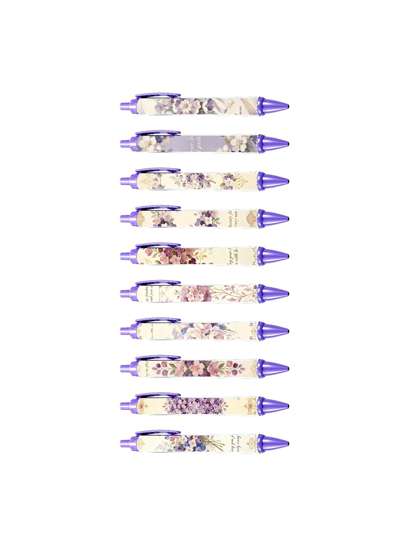 Forget-Me-Not Pen, Blue Sweet Serenity - 10-Pack