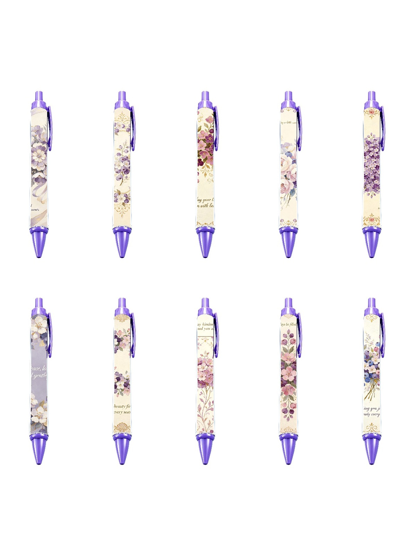Forget-Me-Not Pen, Blue Sweet Serenity - 10-Pack