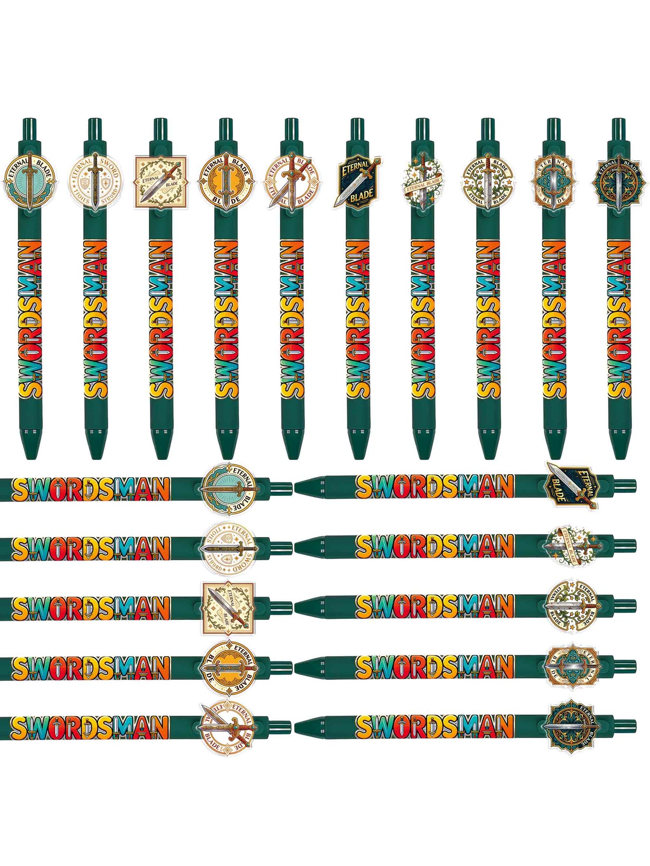 Multi Graphic Ballpoint Pens