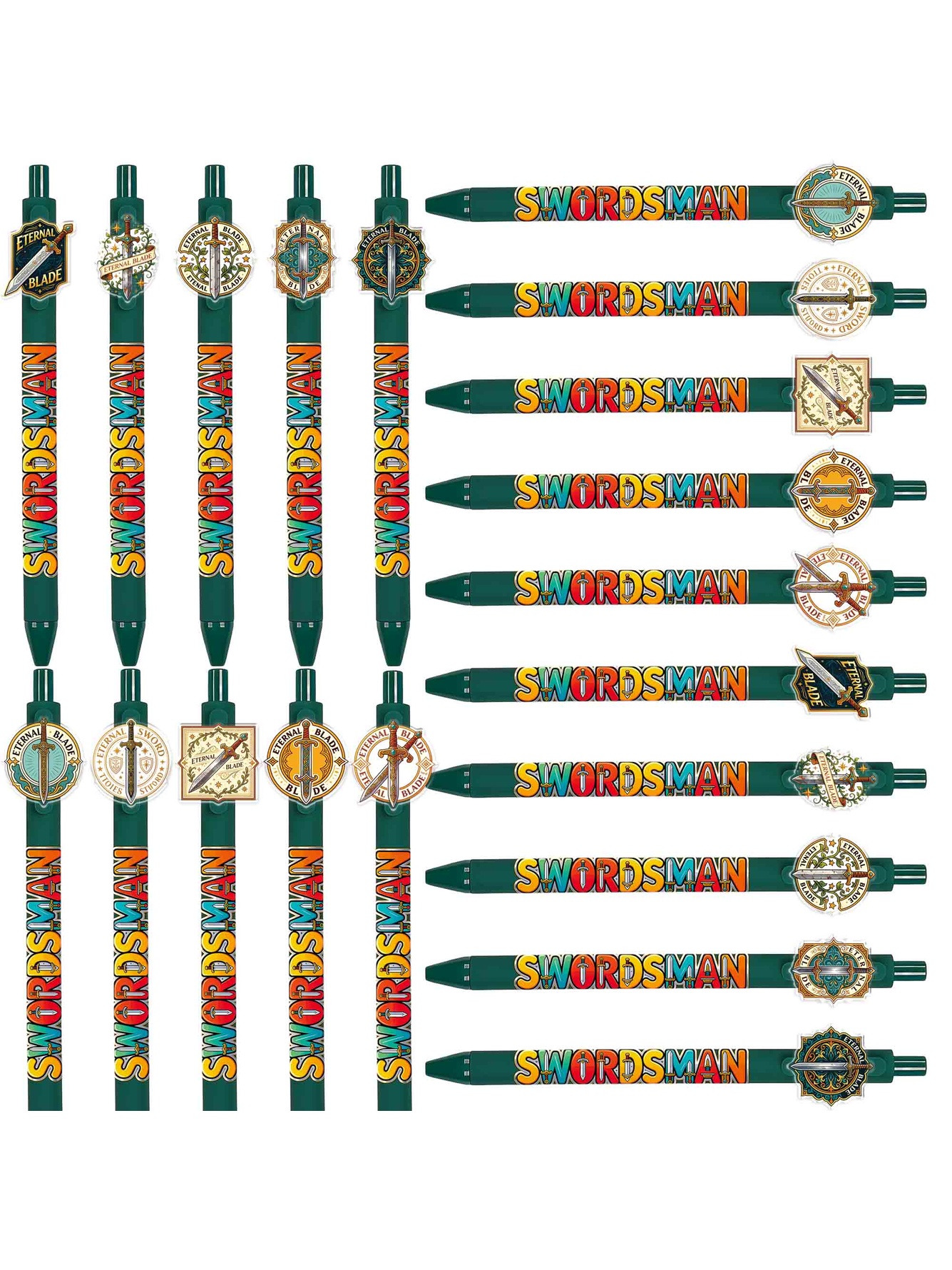 Multi Graphic Ballpoint Pens