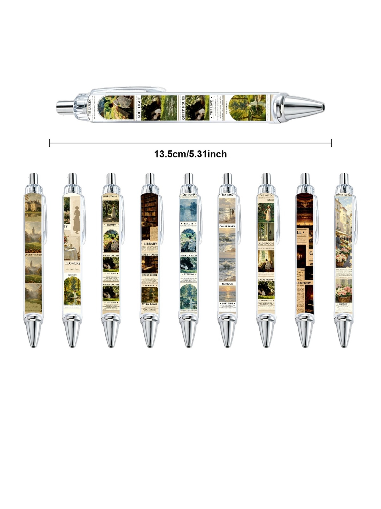 Collage Ballpoint Pens