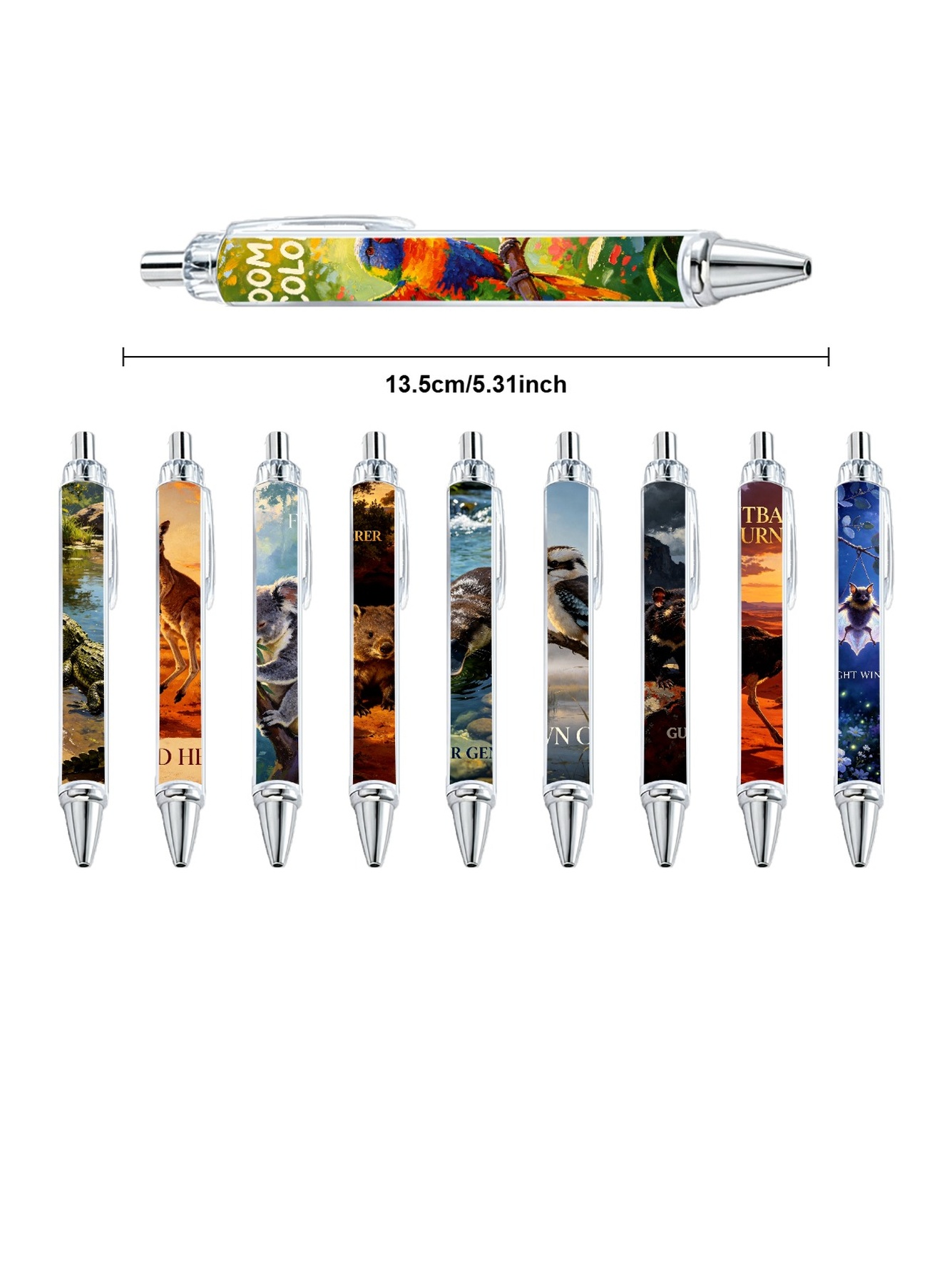Australian Wildlife Gel Pens