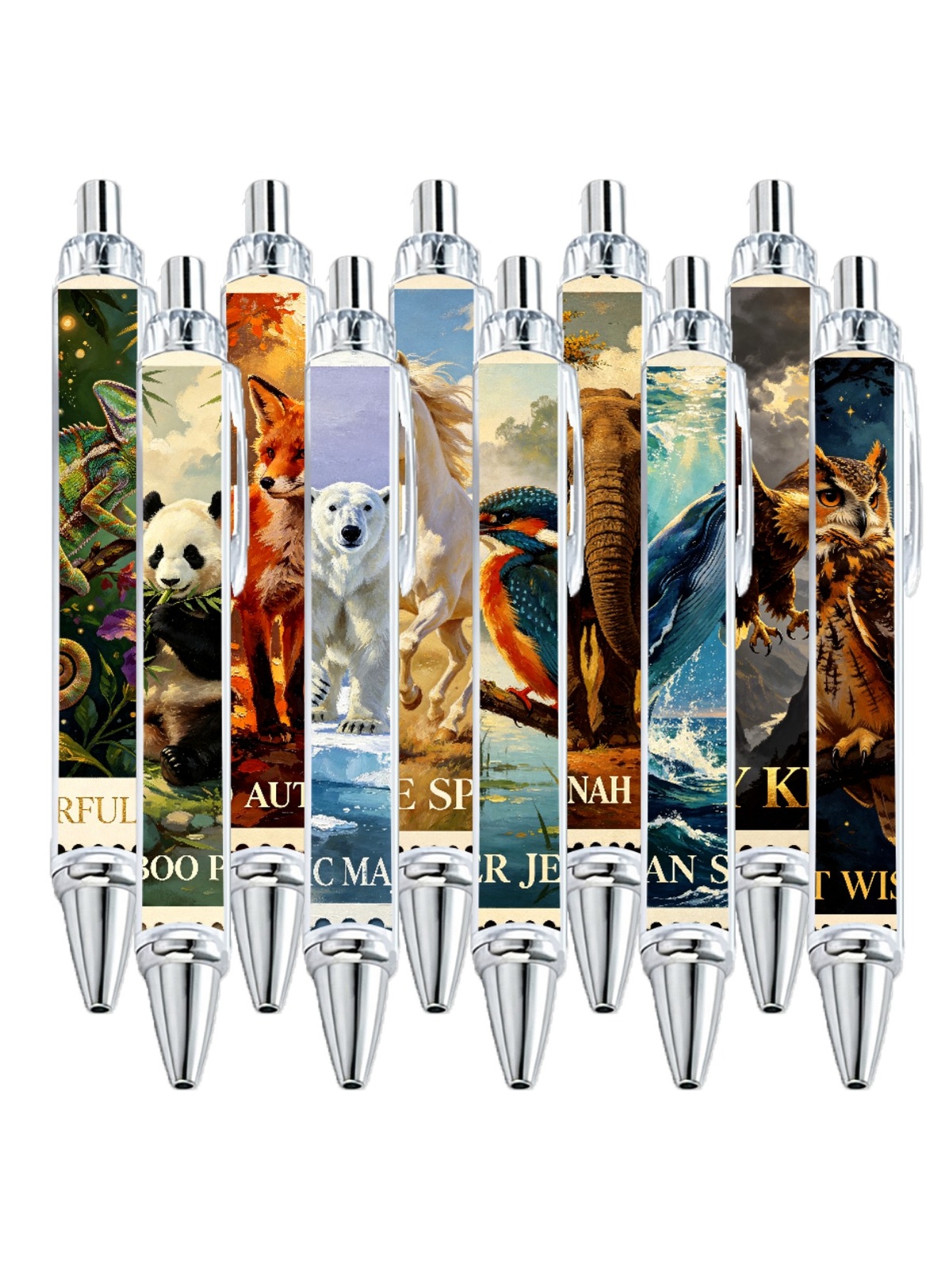 Wildlife Art Gel Pens