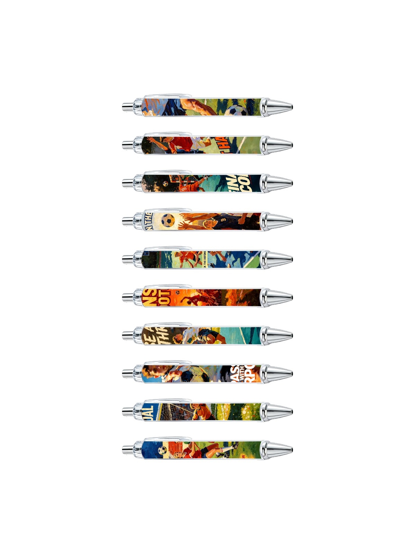 Multi Graphic Print Ballpoint Pens