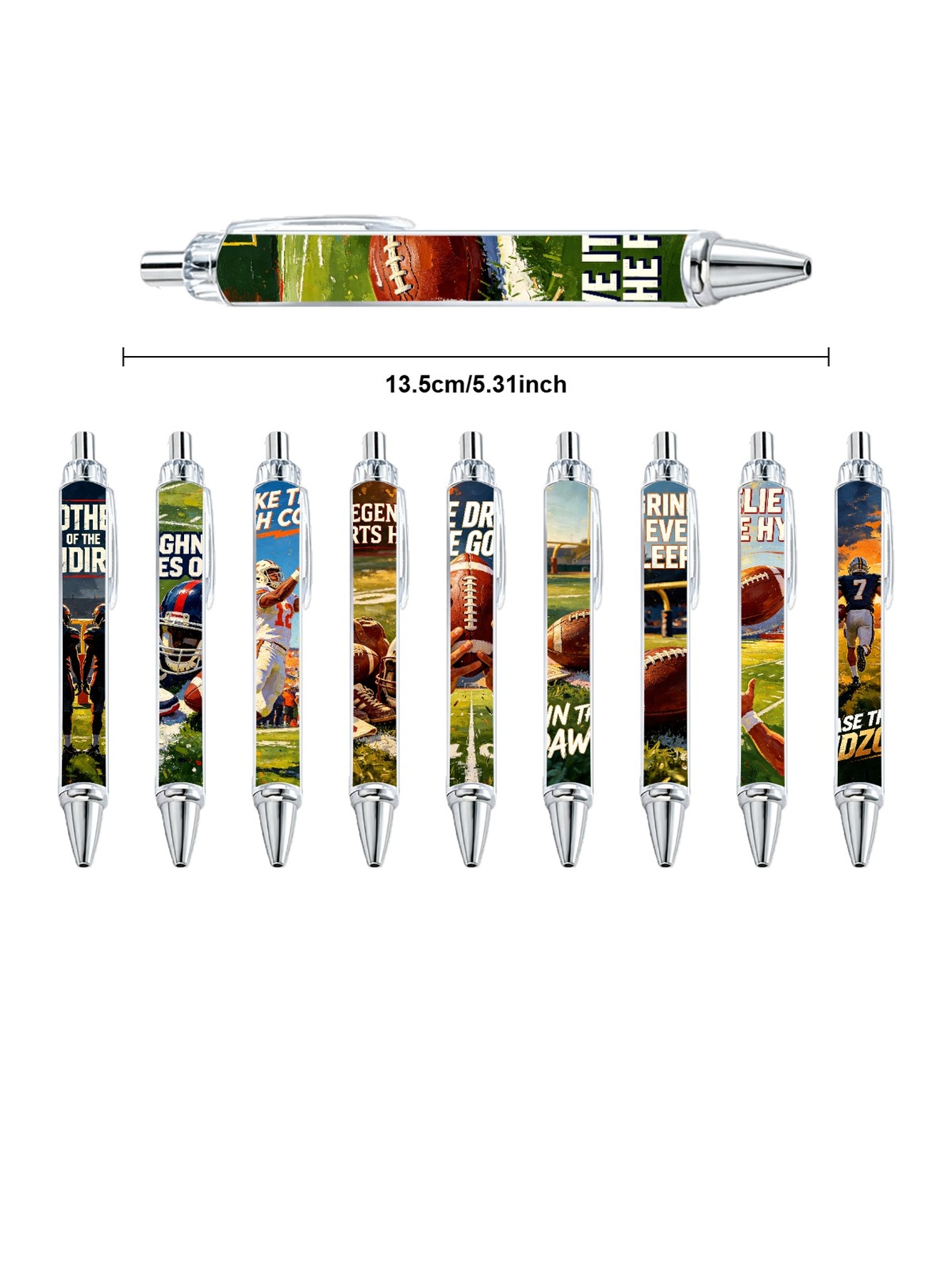 Multi Graphic Print Ballpoint Pens
