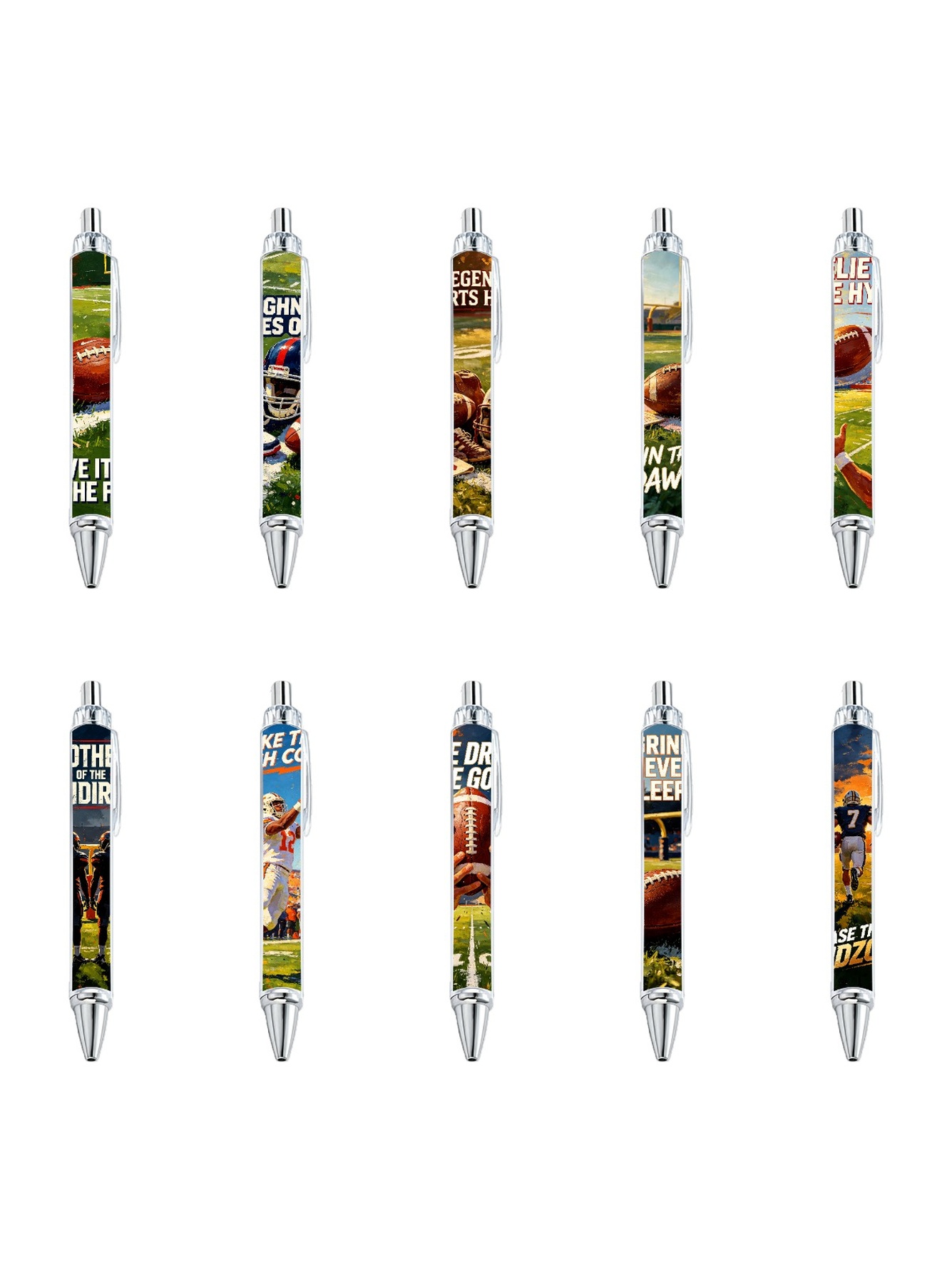 Multi Graphic Print Ballpoint Pens
