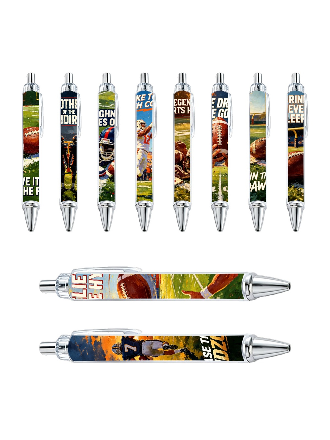 Multi Graphic Print Ballpoint Pens