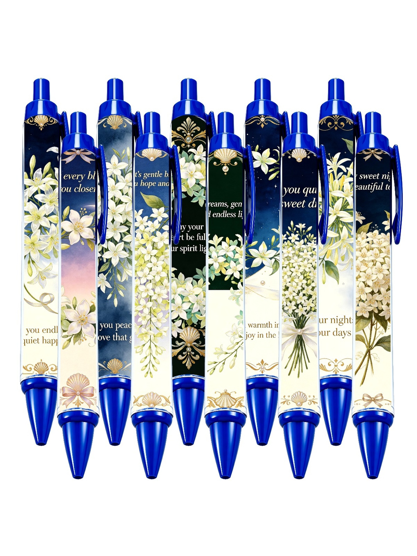 Multi Floral Gel Pens