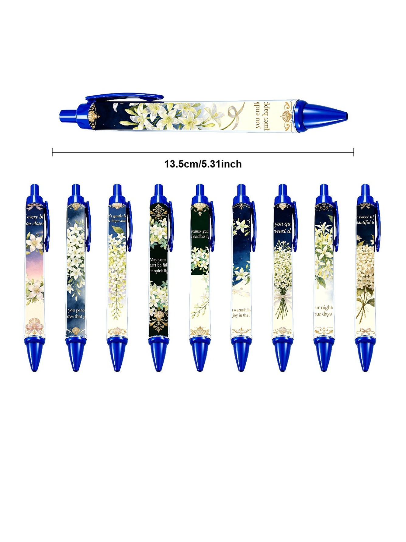 Multi Floral Gel Pens