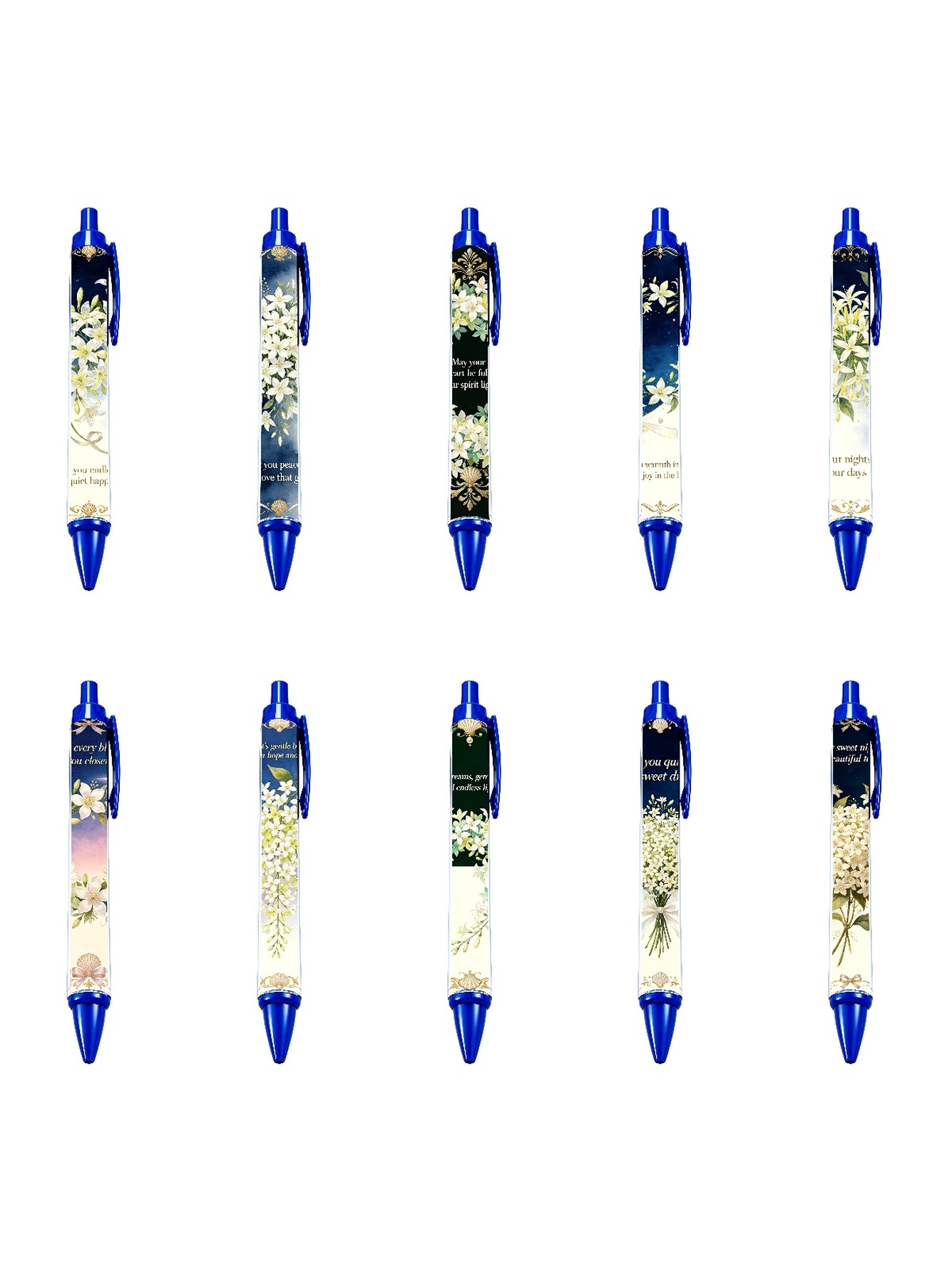 Multi Floral Gel Pens